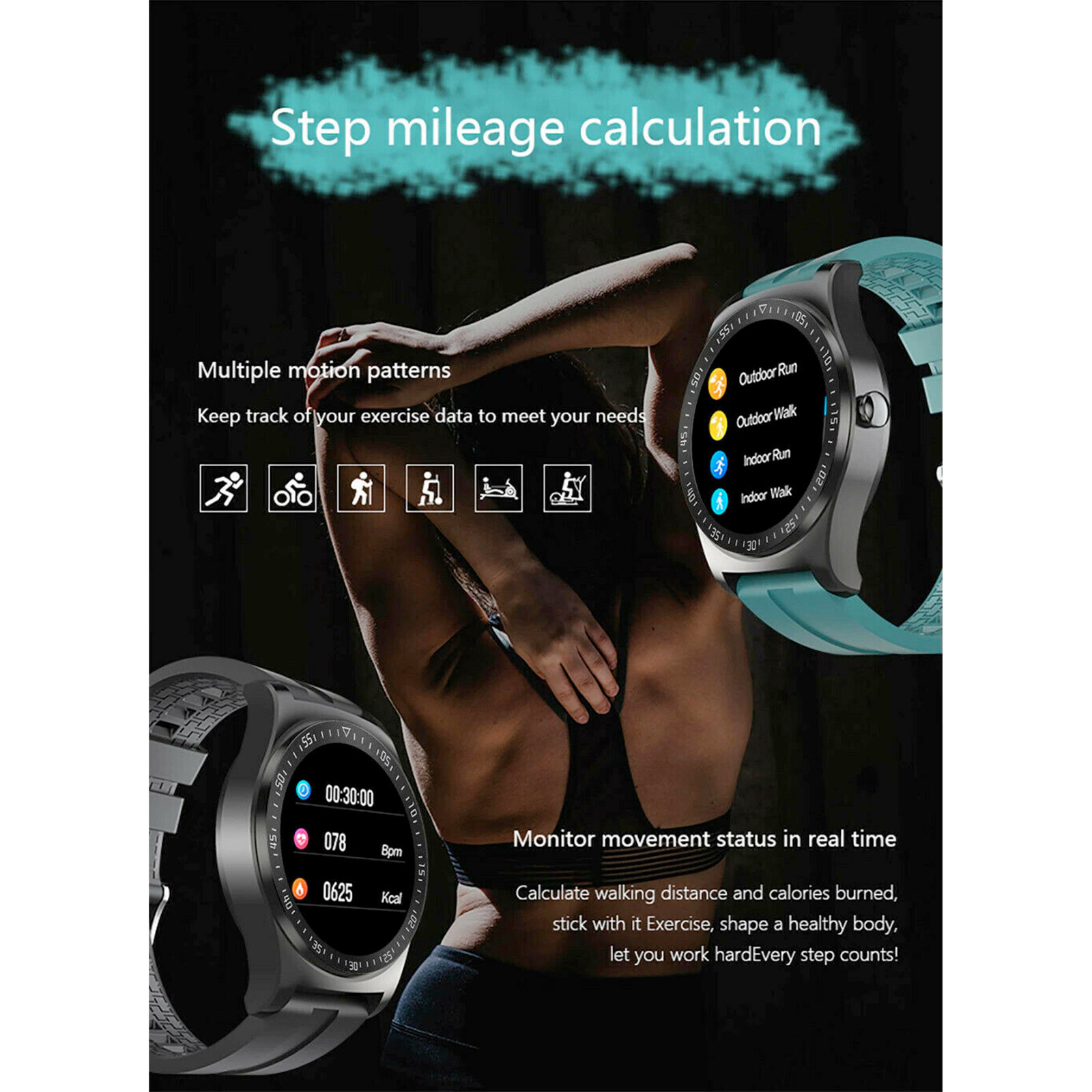 Smartwatch Hopofit Q86 Heart rate monitor