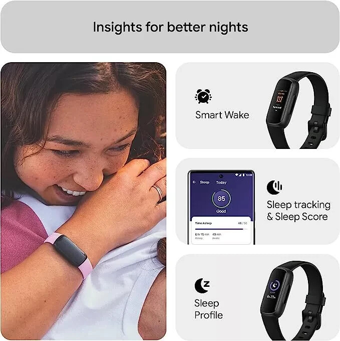 Fitbit Inspire 3 Health & Fitness Tracker – Excellent Condition – Midnight Zen