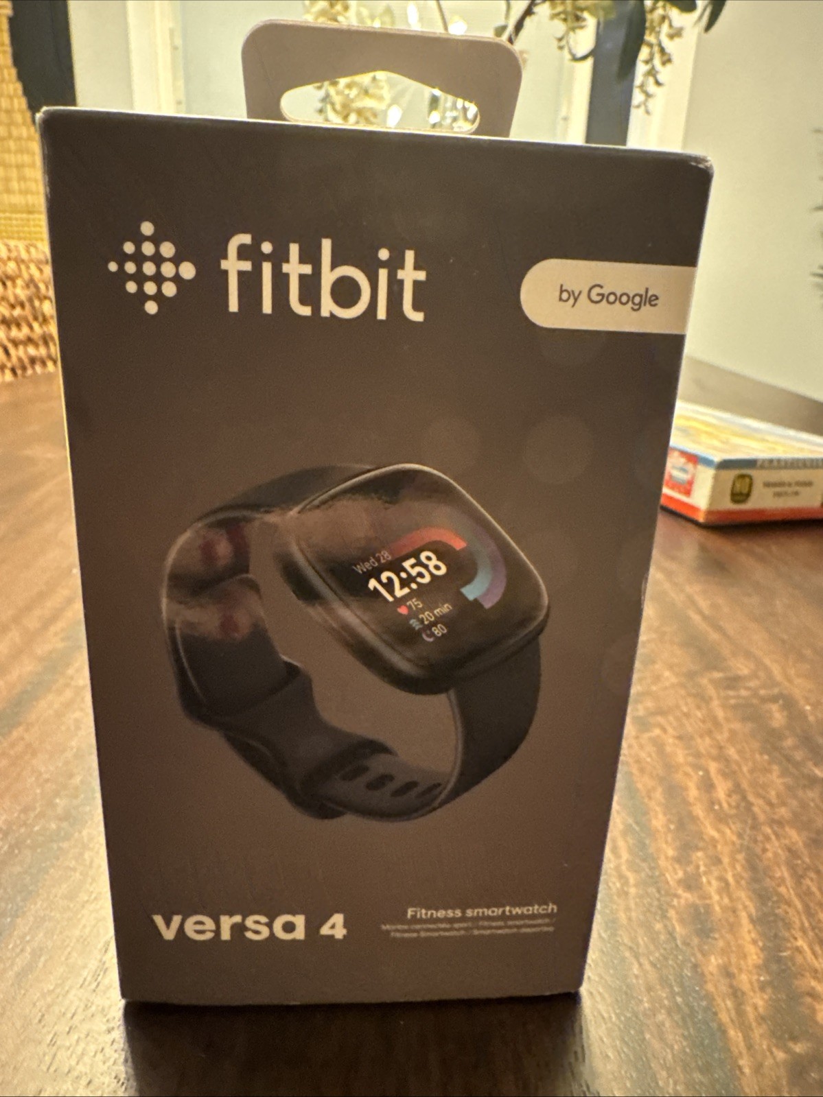 New Fitbit Versa 4 24mm Smart Watch FB523BKBK-US
