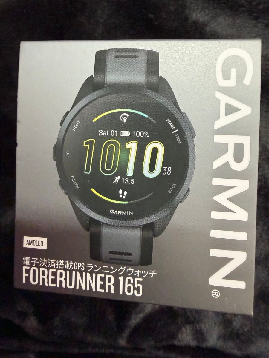 GARMIN Forerunner 165 GPS Smartwatch Running / Fitness Bluetooth Black
