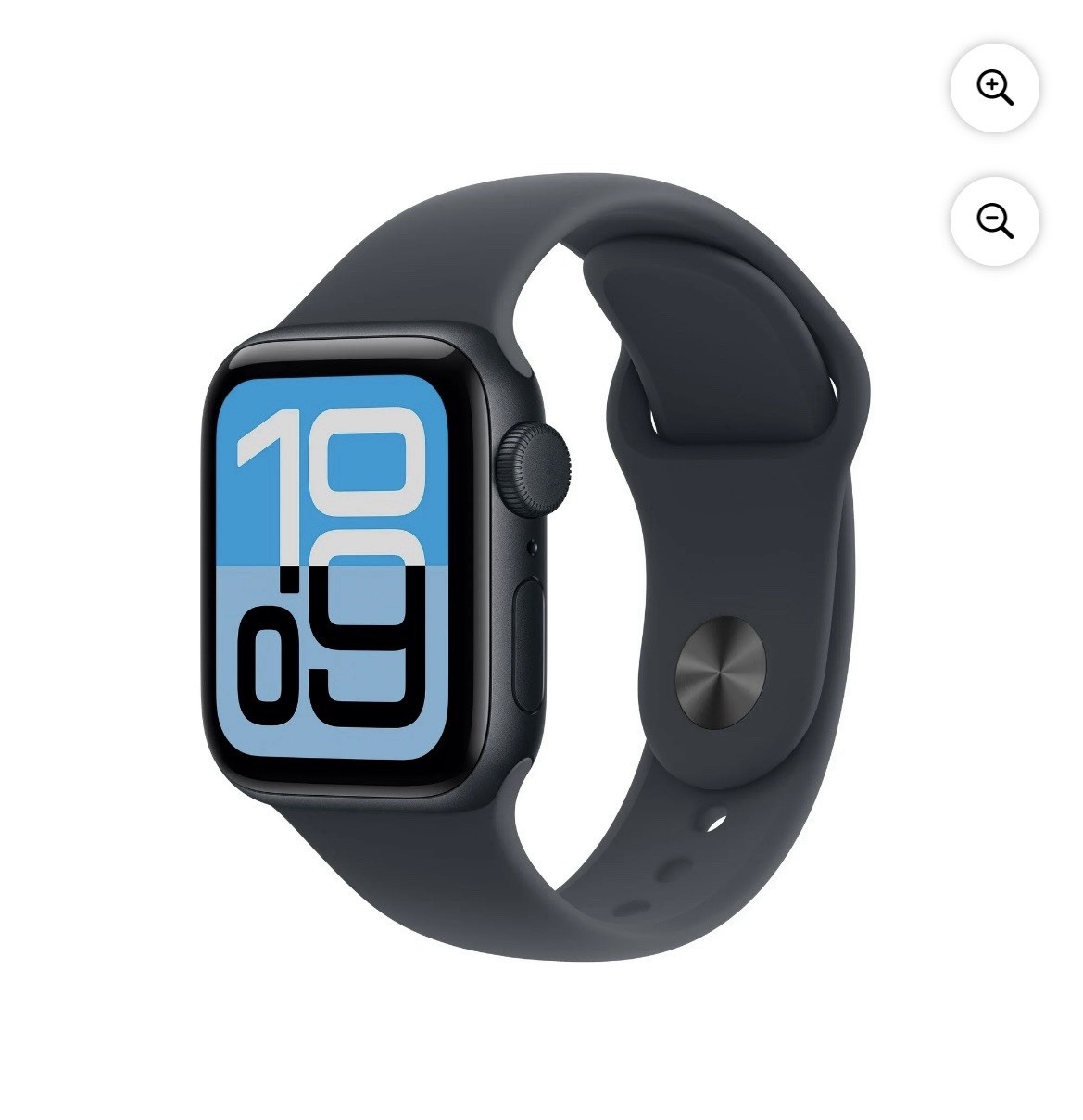 Apple Watch SE 3 40mm GPS Midnight Aluminum S/M Sport Band MEH94LW/A Excellent