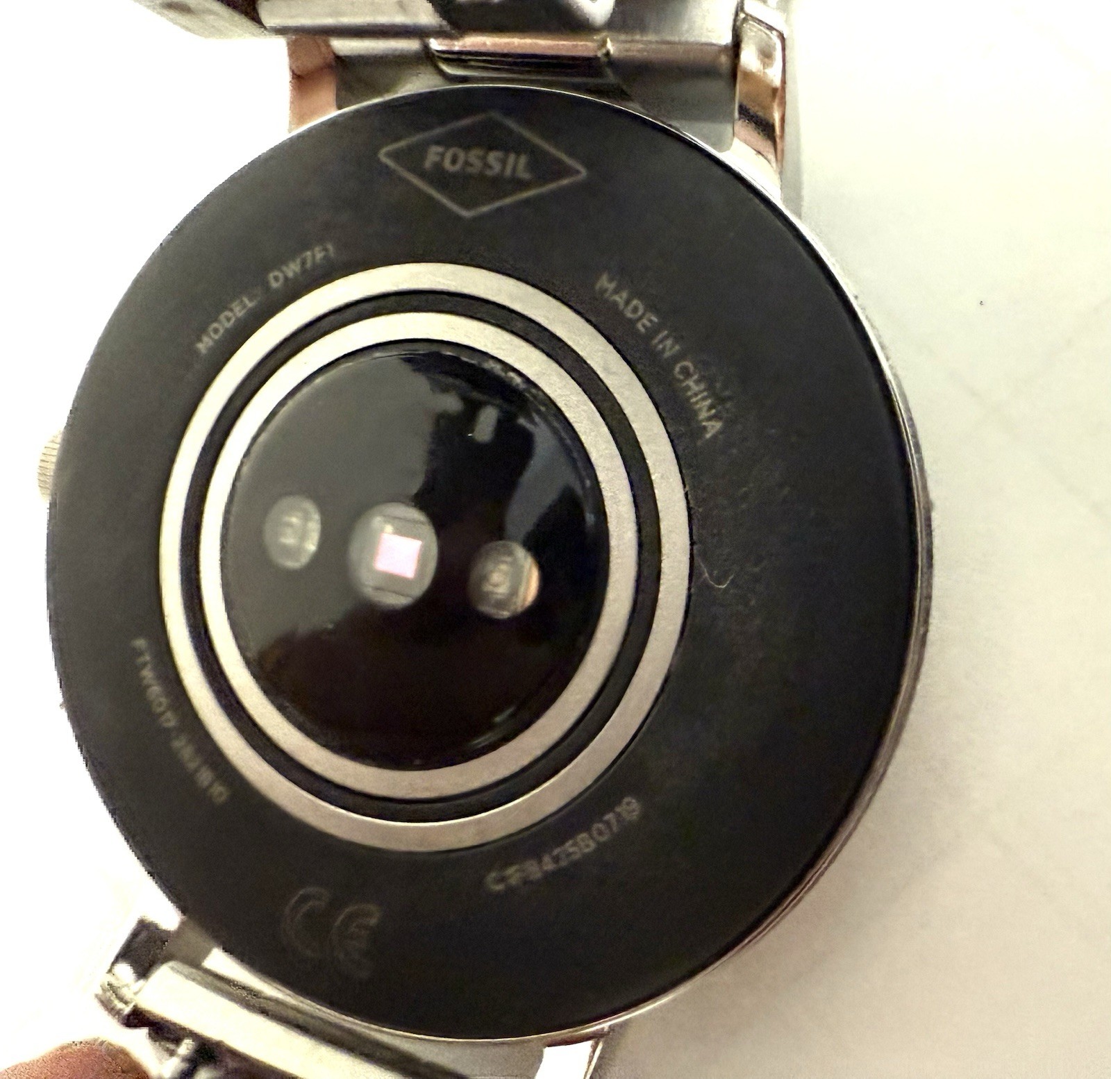 Fossil Gen 4 Digital Dial Smart Watch Stainless Steel Band FTW6017