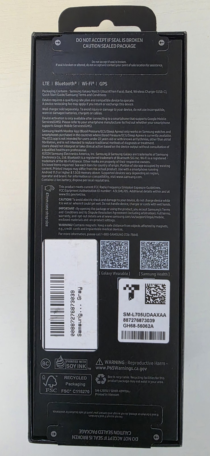 Samsung Galaxy Watch Ultra 47mm LTE Titanium Gray 2024