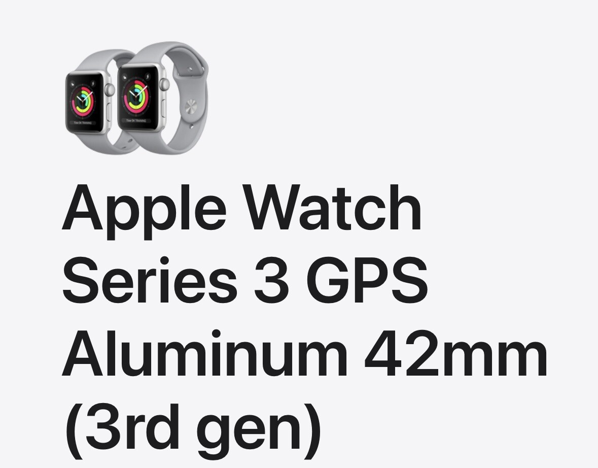 PARTS ONLY Apple Watch Series 3 42mm Space Gray A1859 Aluminum Case No Band