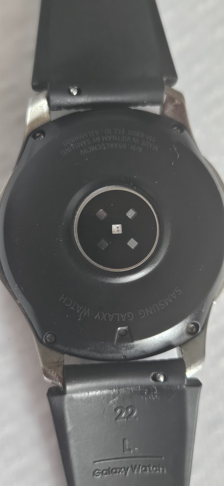 Samsung Galaxy Watch Smartwatch 46 mm Stainless Steel Silver SM-R800NZSAXAR Read