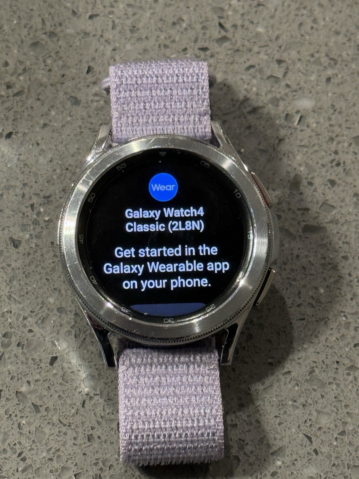 Samsung Galaxy Watch 4 Classic 42mm Wi-Fi SM-R880 Good Cond. White no Chgr