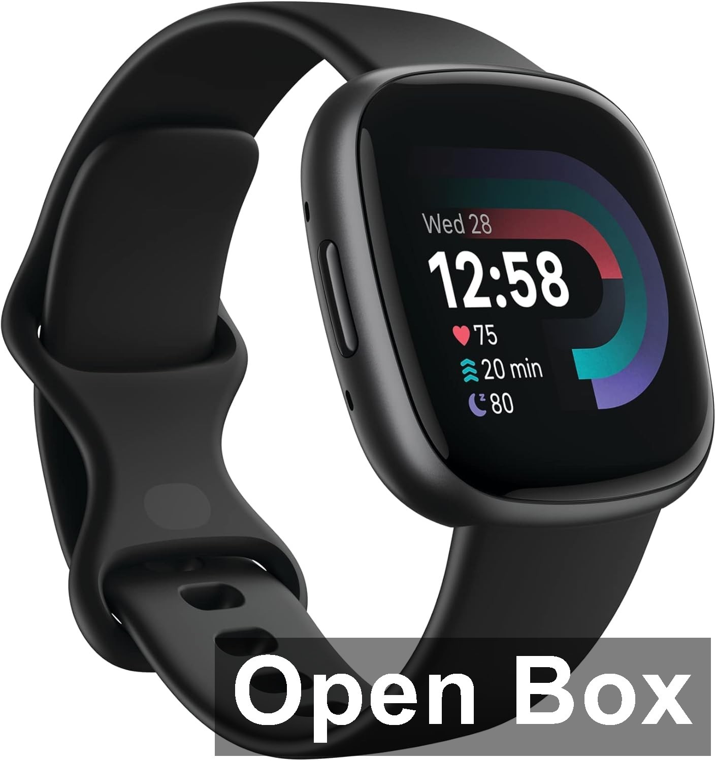 Fitbit Versa 4 Fitness Smartwatch with Daily Readiness, GPS, Black/Graphite