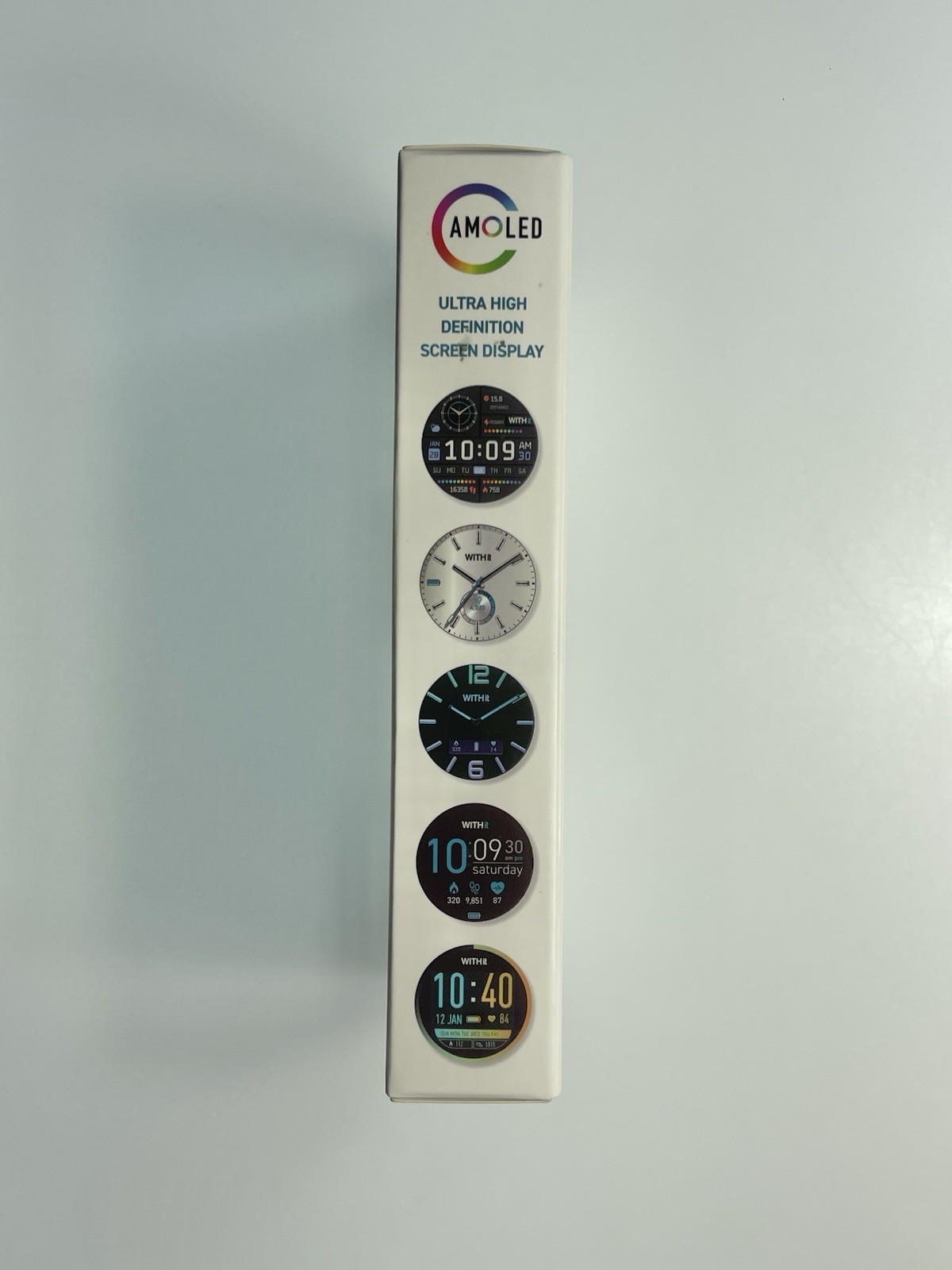 Withit DECA Touchscreen Display Amoled High Definition Smartwatch Black