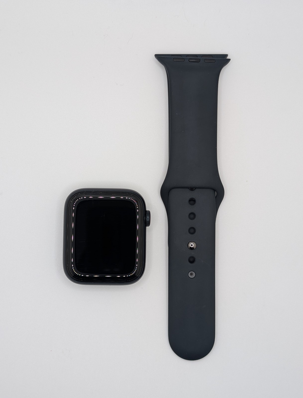 Apple Watch SE 2nd Gen 44mm GPS + LTE Midnight Alumn – M/L Sport Band Mi. ~913~