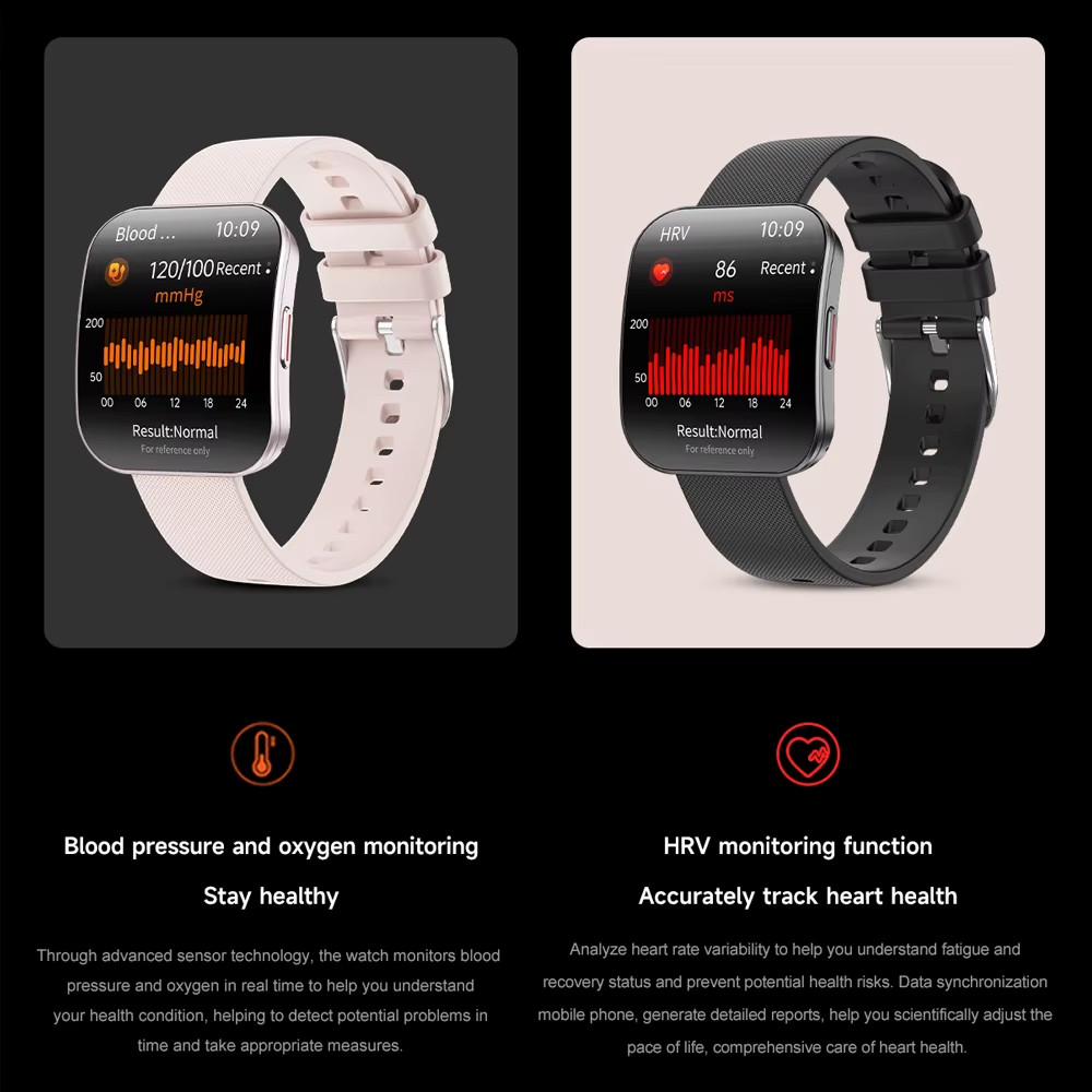 VS61 Pro Smartwatch Man Woman AMOLED Curved Screen Metal Body