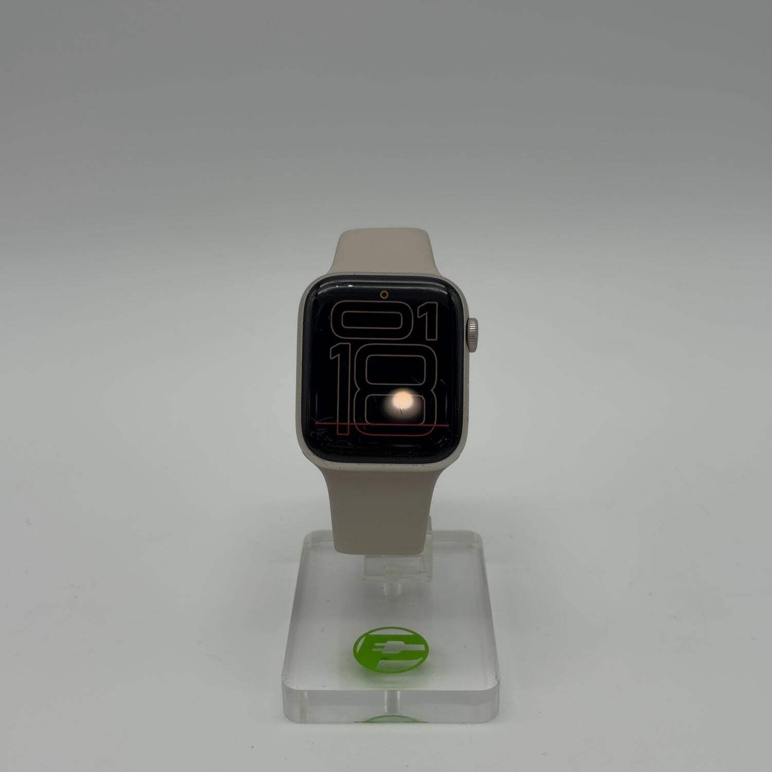 GPS Apple Watch SE 2nd Gen 44MM Silver Aluminum Light Blush Sport Band MRE53LL/A