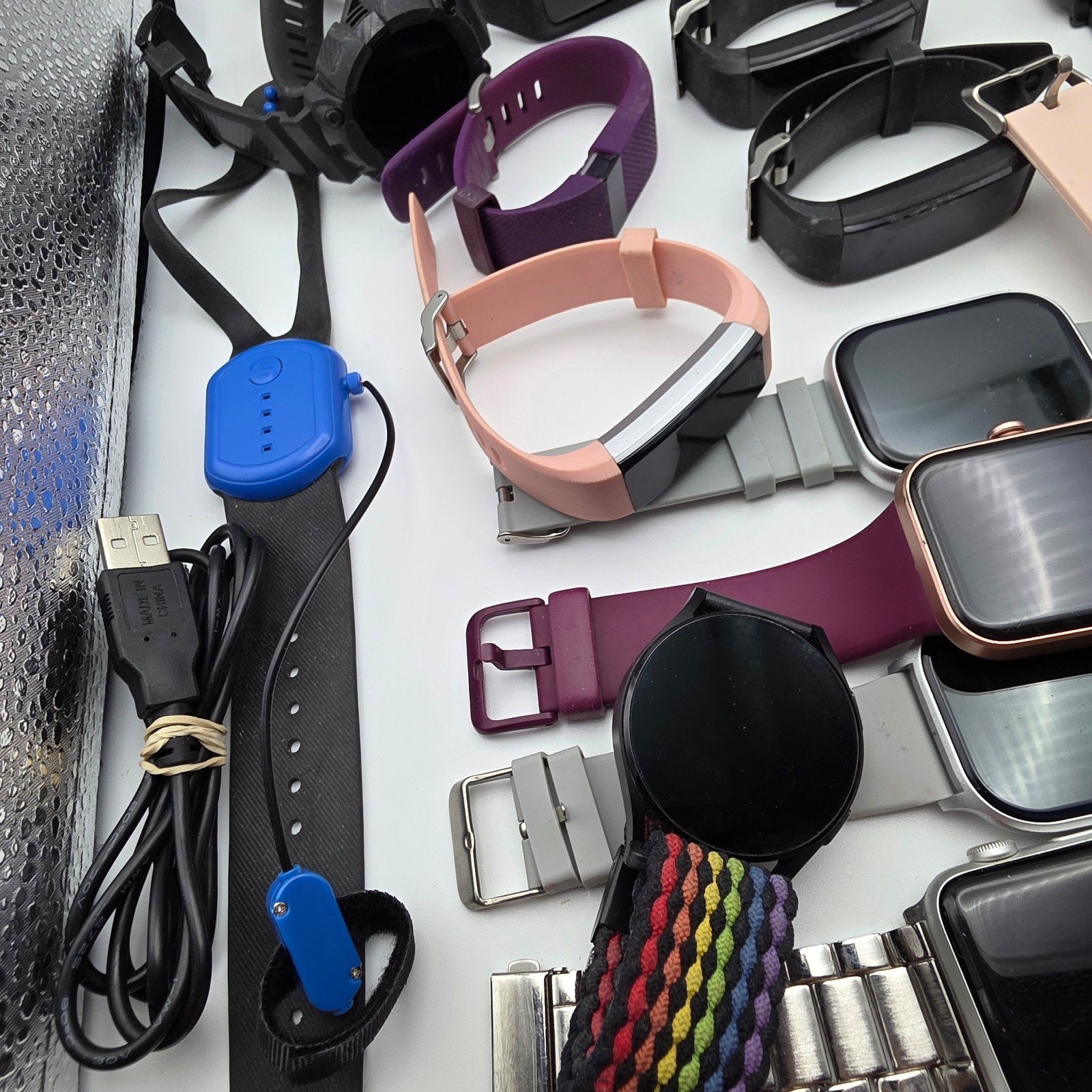 Smart Watch Lot Parts Repair Untested Fitness Tracker 2 lb Mixed Models