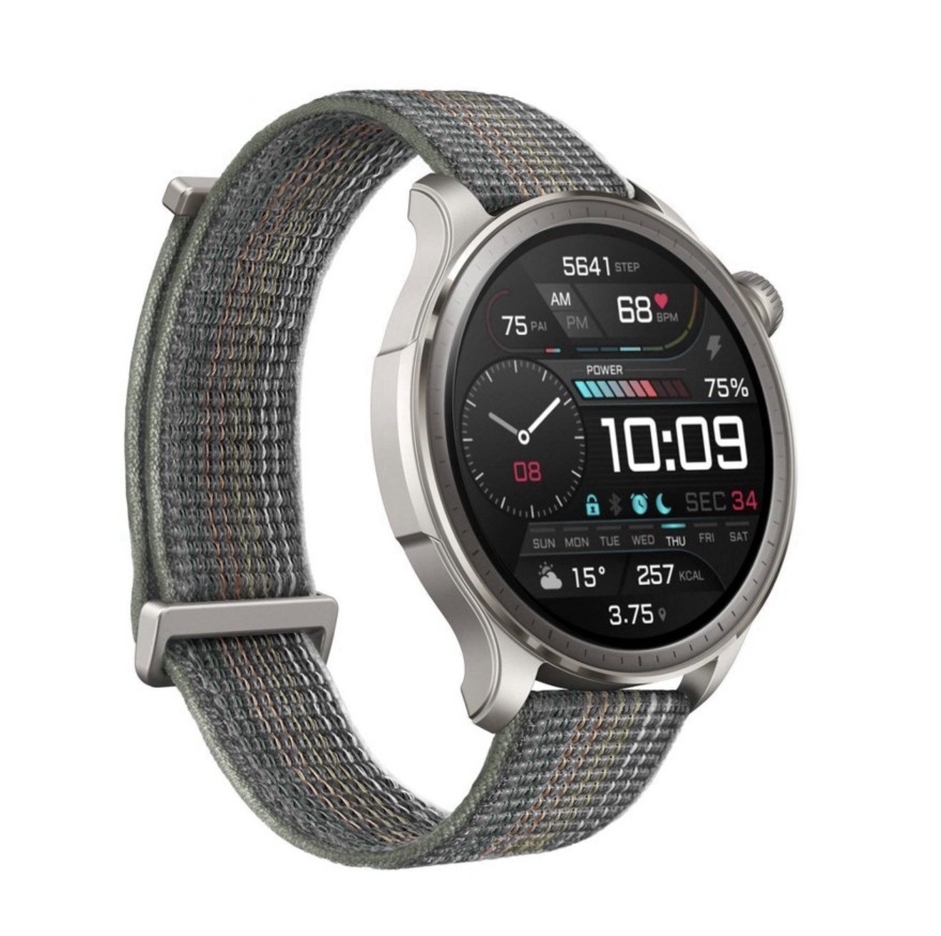 Amazfit Balance Smart Watch GPS Bluetooth 14 Day Battery – Nylon Band – New