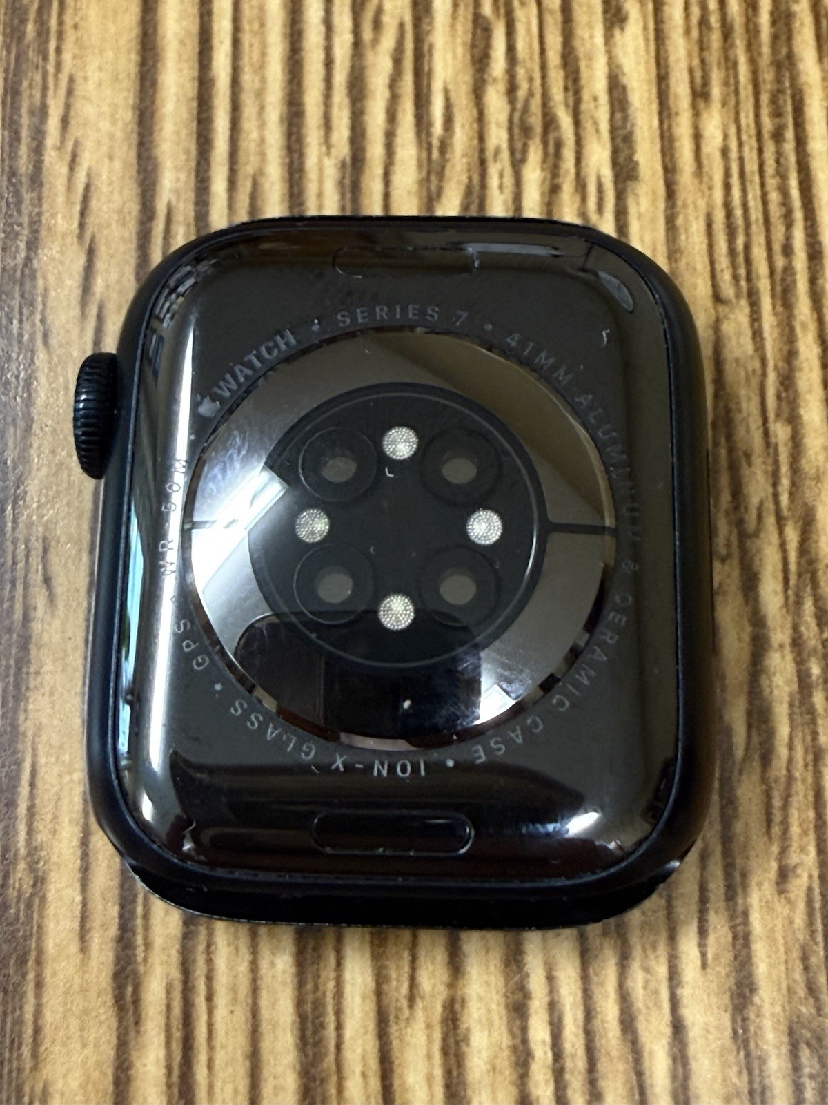 Apple Watch Series 7 41mm GPS Unlocked 32GB Black Aluminum Case Gray Band