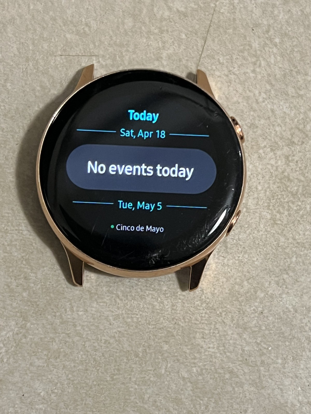 Samsung SM-R500NZDCXAR Galaxy Active 40mm Rose Gold – No Bands – GOOD