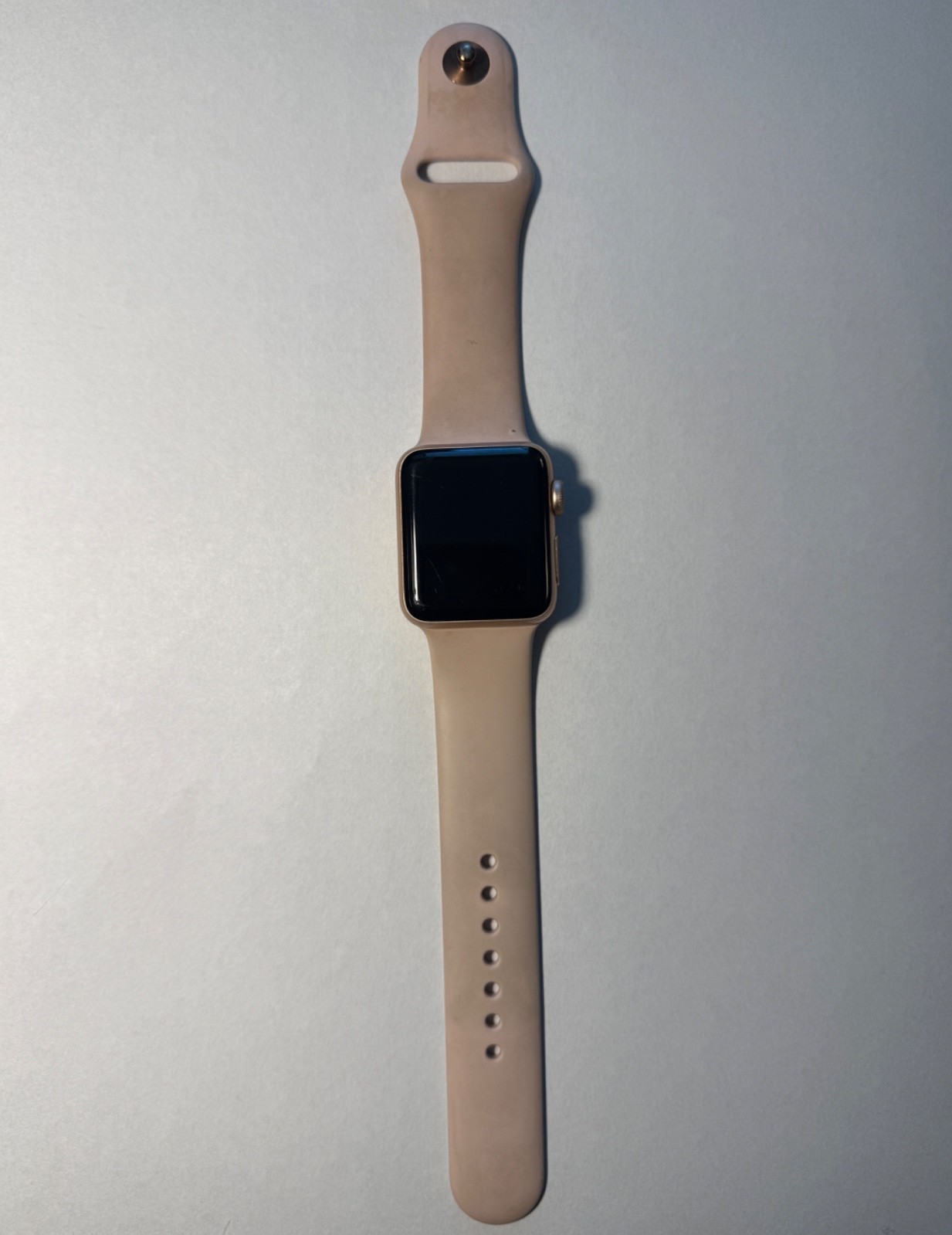 Apple Watch Series 3 38mm Gold Aluminum GPS + Cellular Pink Sand Sport Band