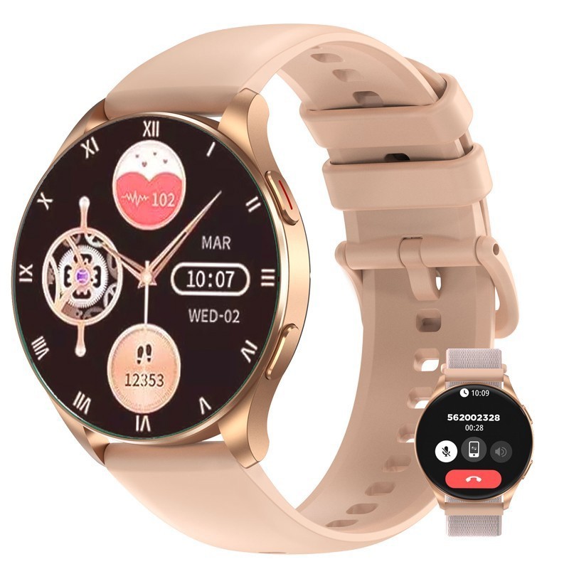 1.43” AMOLED Smart Watch for Women, Answer/Make Call Fitness Tracker Pedometer