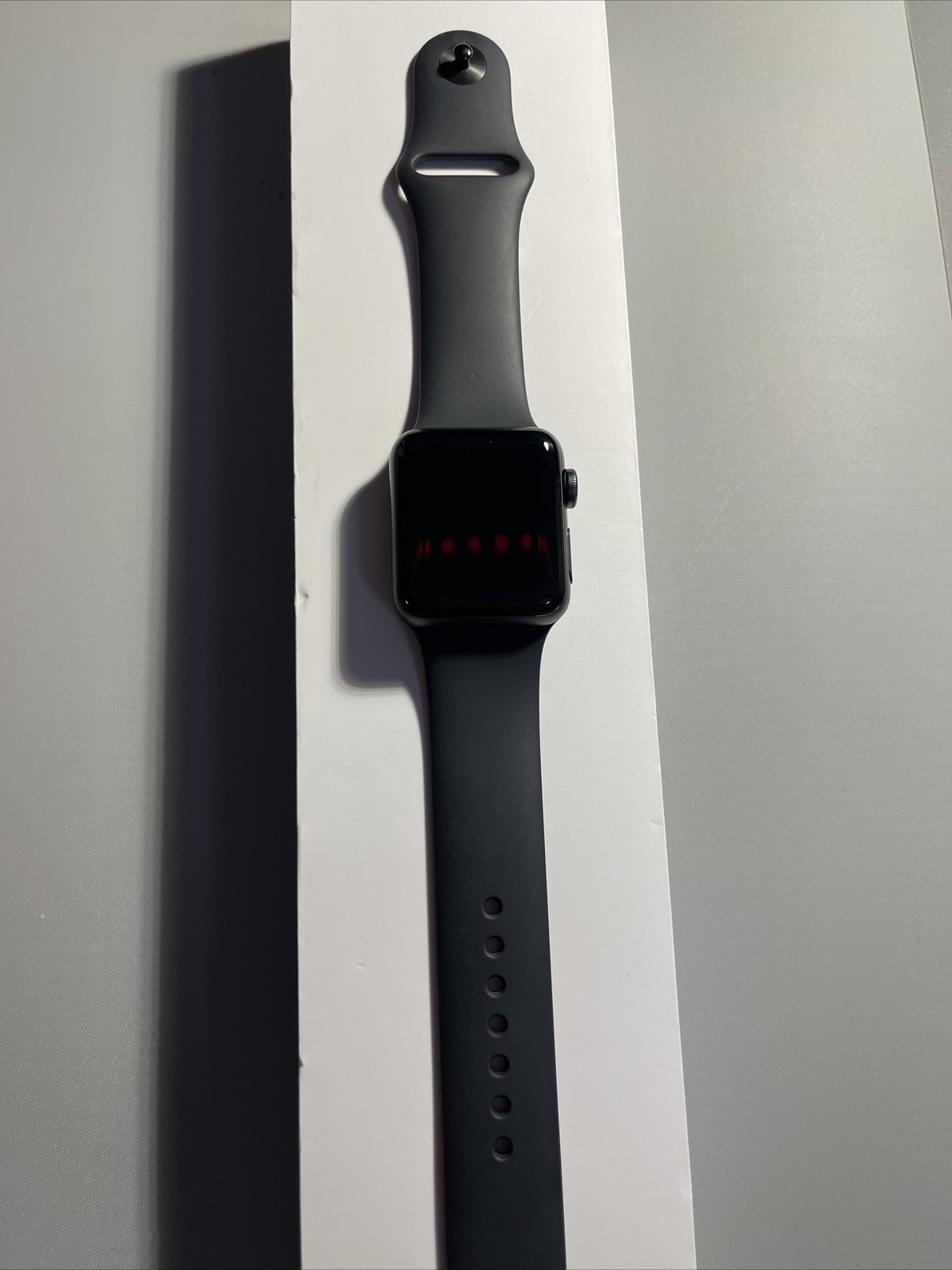 Apple Watch Series 3 38 mm Gray Case Black Aluminium Smartwatch – MTF02LLA