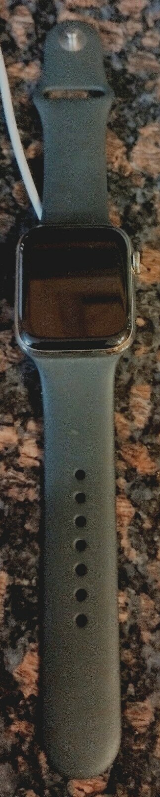 Apple Watch Series 6 44mm Gld Stainless C Grn Sp Band CEL Model A2294