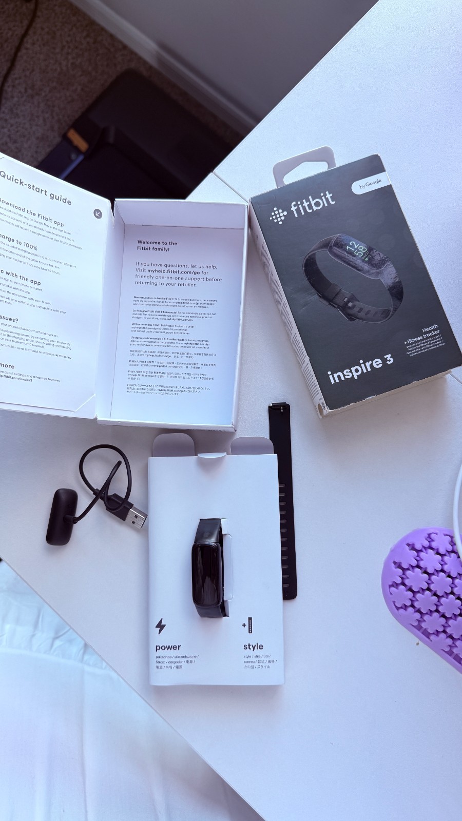 Fitbit Inspire 3 health and fitness tracker with stress monitoring and more
