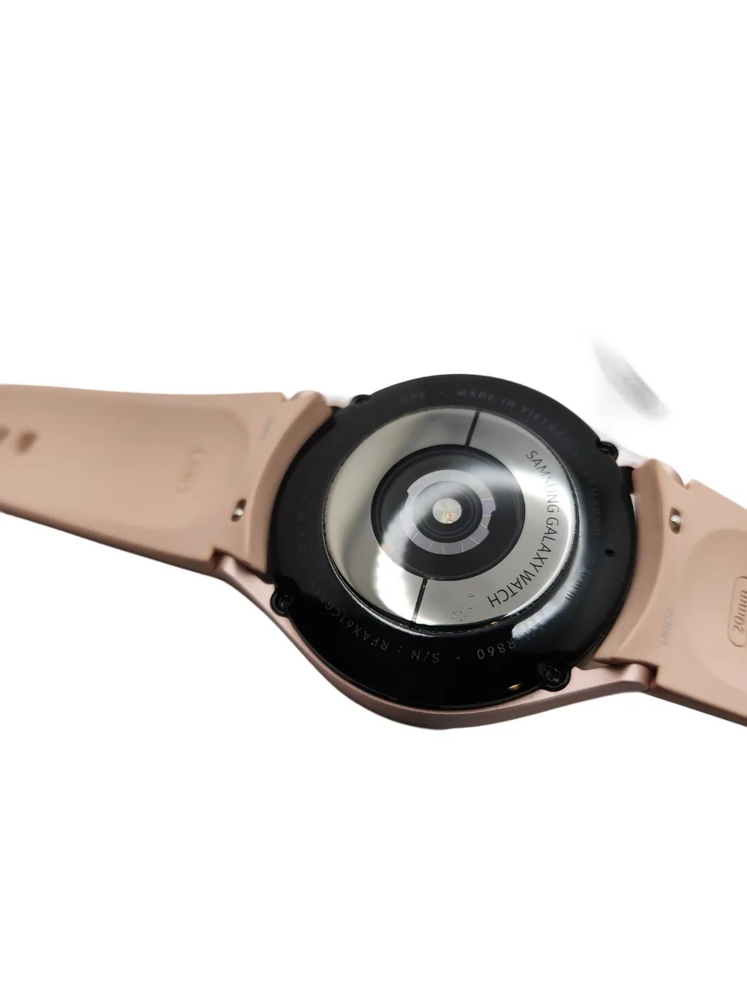 Samsung Galaxy Watch4 SM-R860 40mm Aluminum Case Sport Band Rose Gold Pink S/M