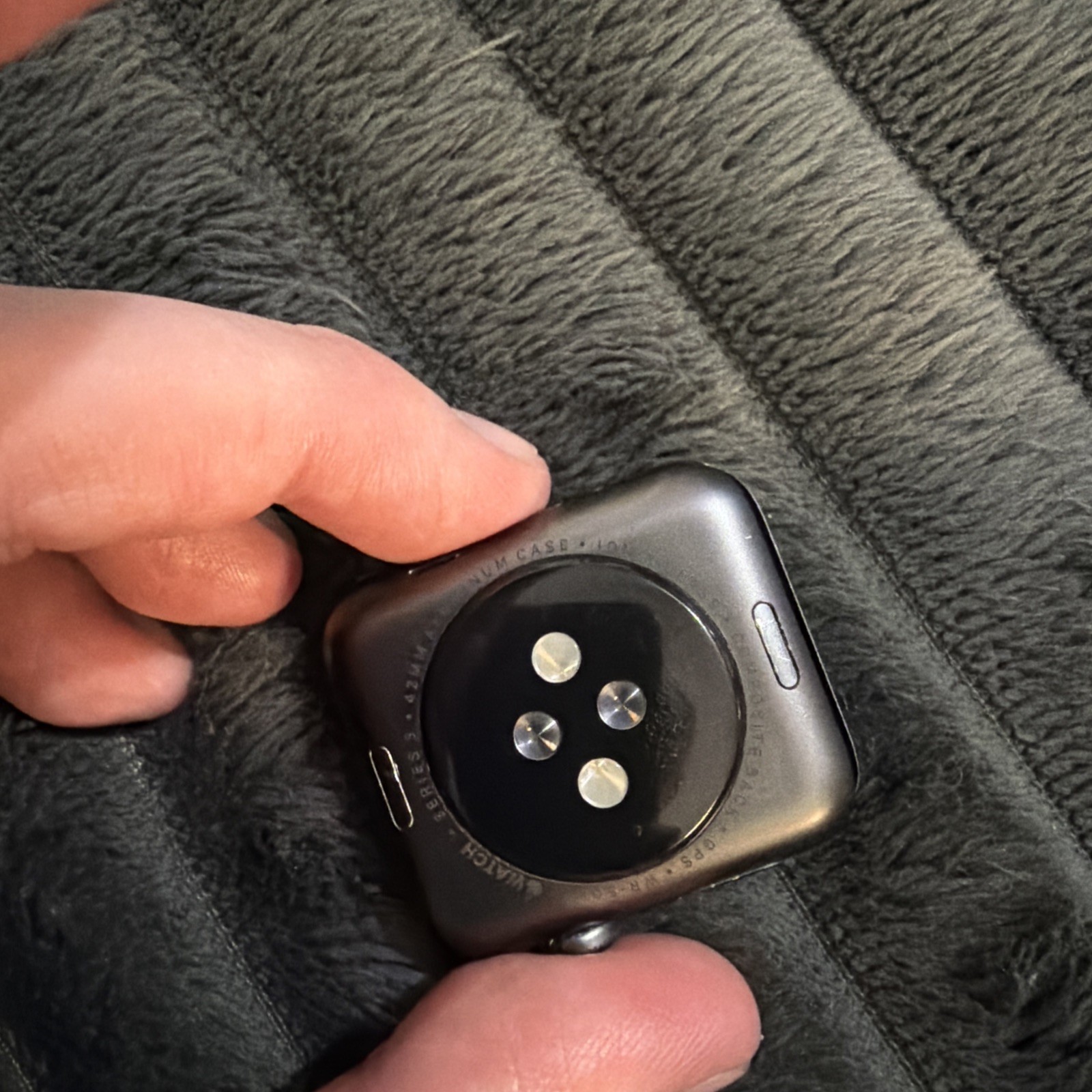 Apple Watch Series 3 42mm GPS Unlocked Aluminum Space Gray Case NO BAND Included