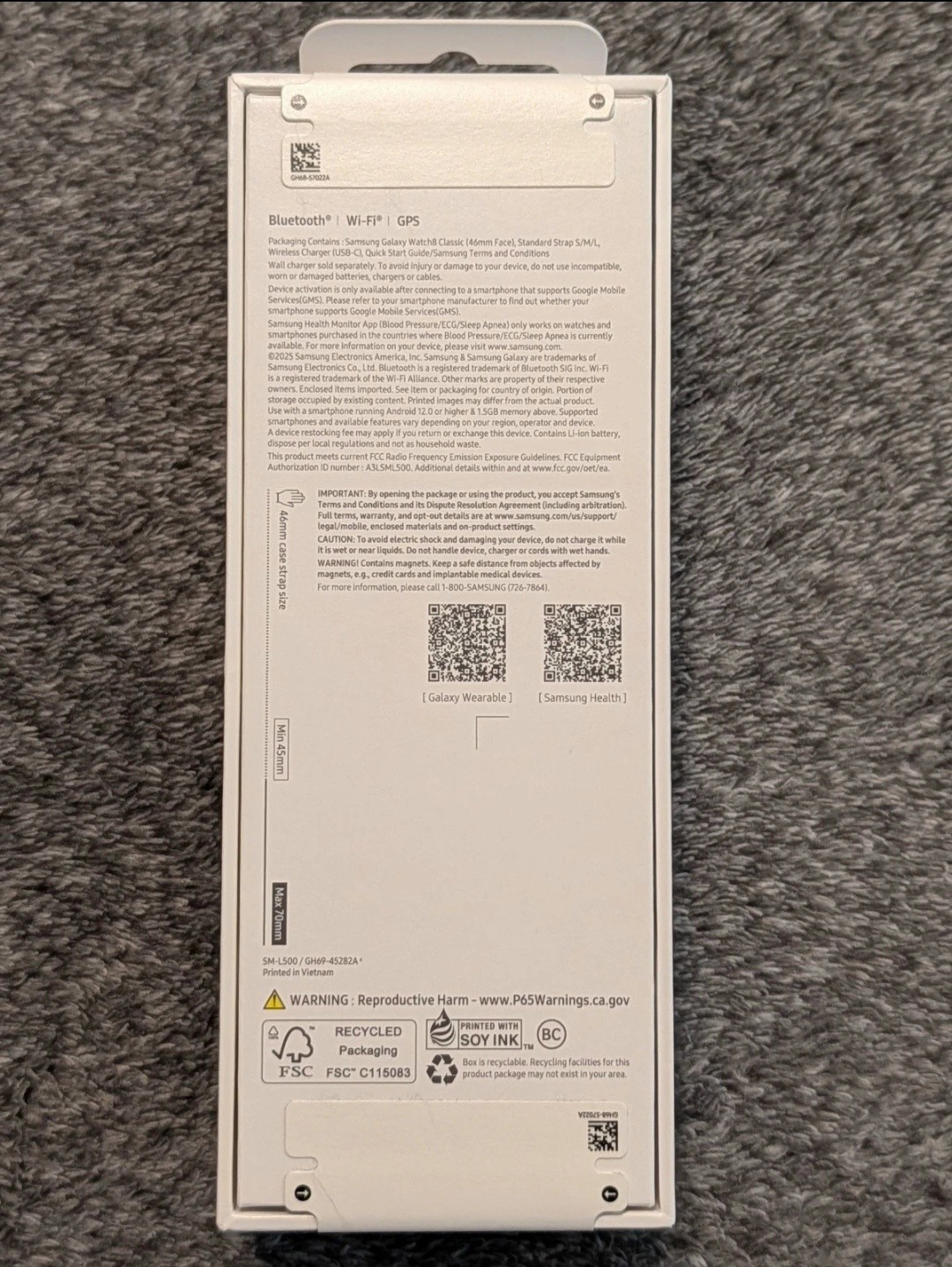Samsung Galaxy Watch8 Classic 46mm GPS WiFi Bluetooth USA Version