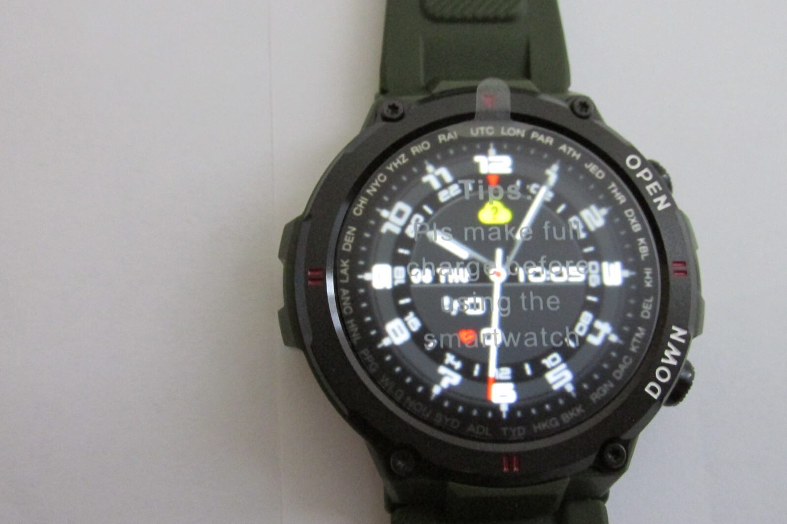 K22 400mAh Sport Smart Watch waterproof IP54-k22/IP68-K27 / Black Band