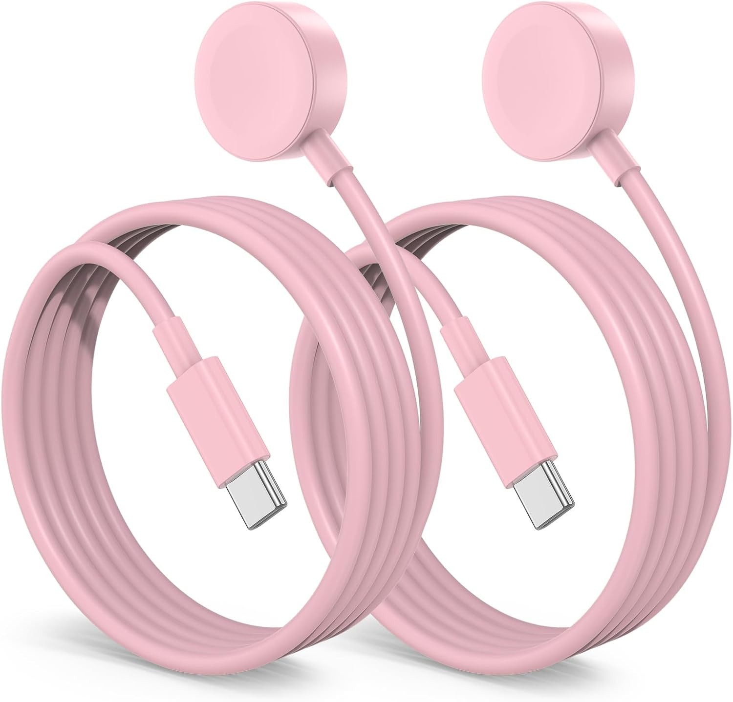2Pack Apple Watch Charger Cable, 3FT USB C Magnetic Wireless Fast i-Watch Cord –