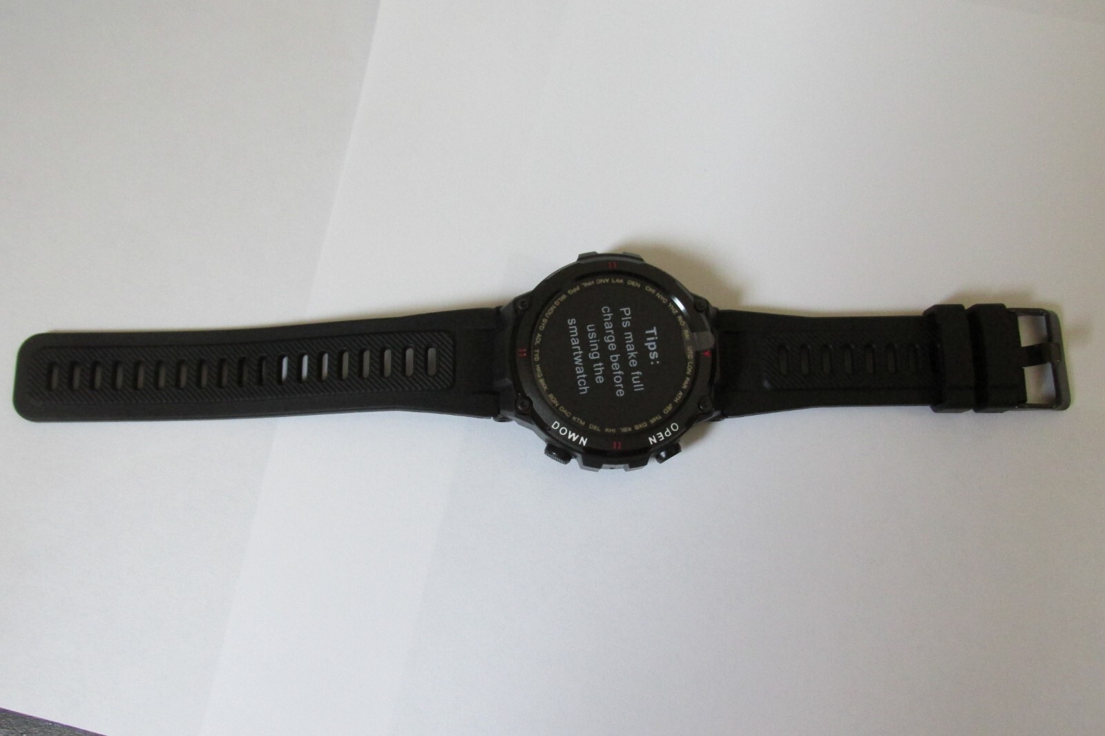 K22 400mAh Sport Smart Watch waterproof IP54-k22/IP68-K27 / Black Band