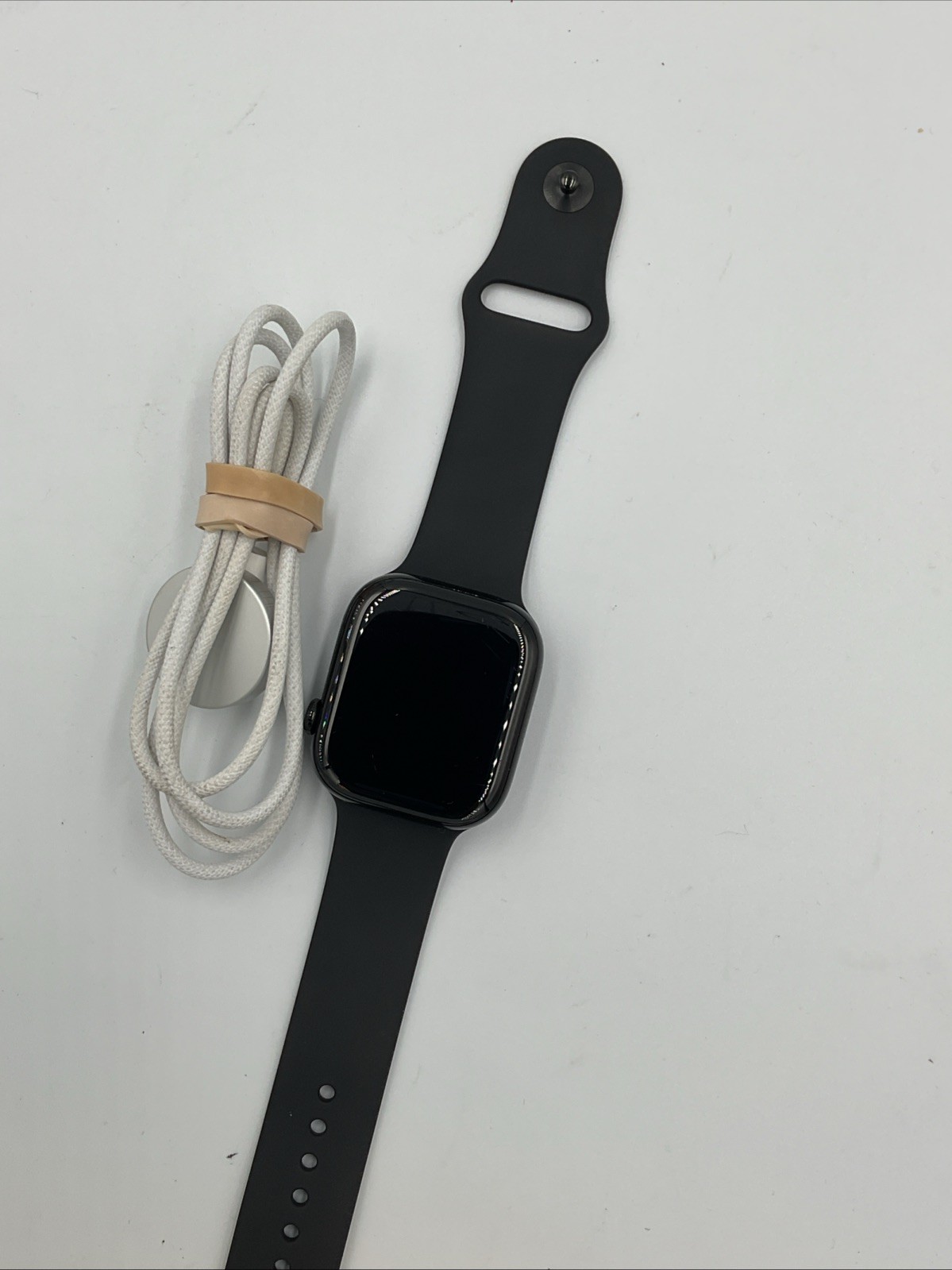 GPS Only Apple Watch Series 11 46MM Jet Black Alum. Black Sport Band MEUW4LW/A
