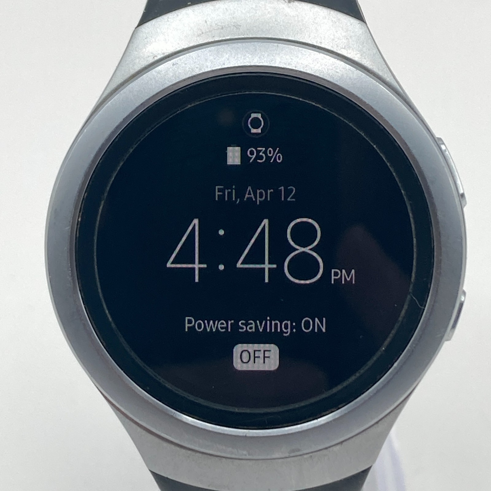 Samsung Gear S2 Smart Watch 44mm SM-R730A Works Silver Tone