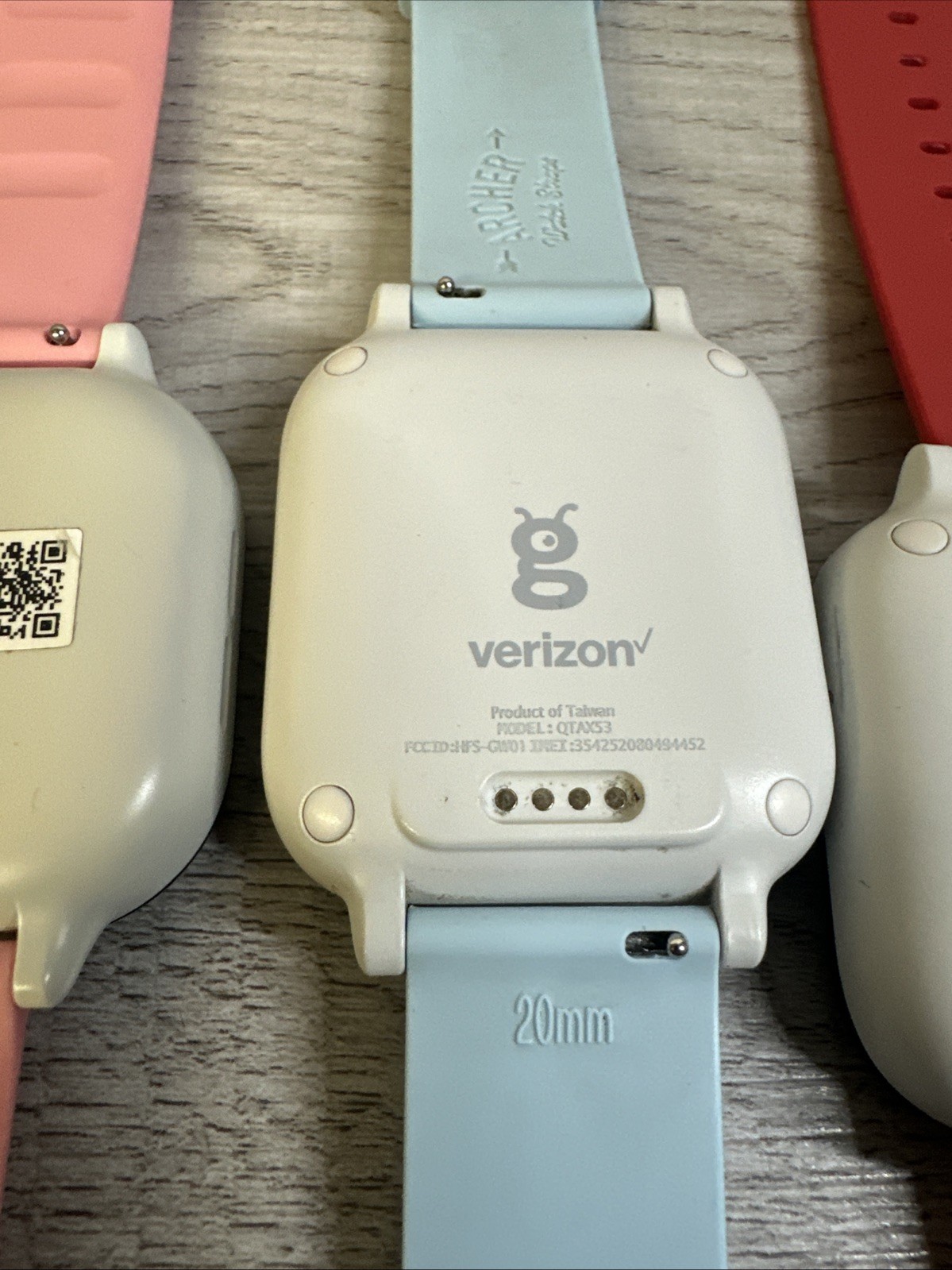 Verizon Gizmo Watch Lot Of 3 Used Untested Watches QTAX53 & ZW20