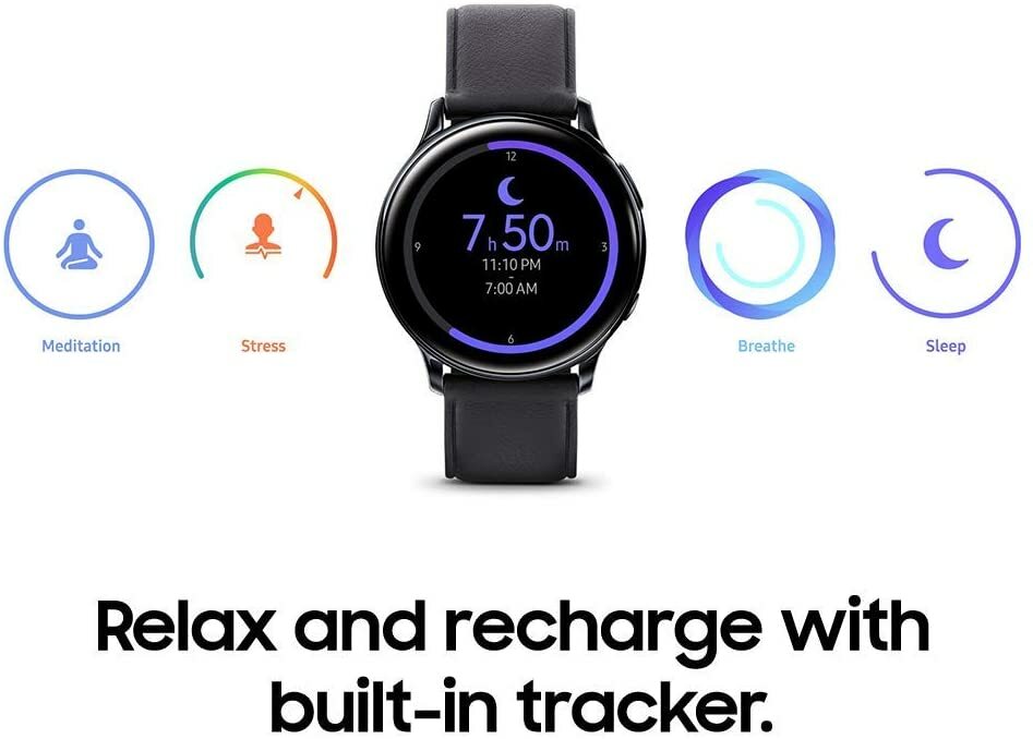 Samsung Galaxy Watch Active2 Fitness Sleep Tracking 44mm Smart Watch Good