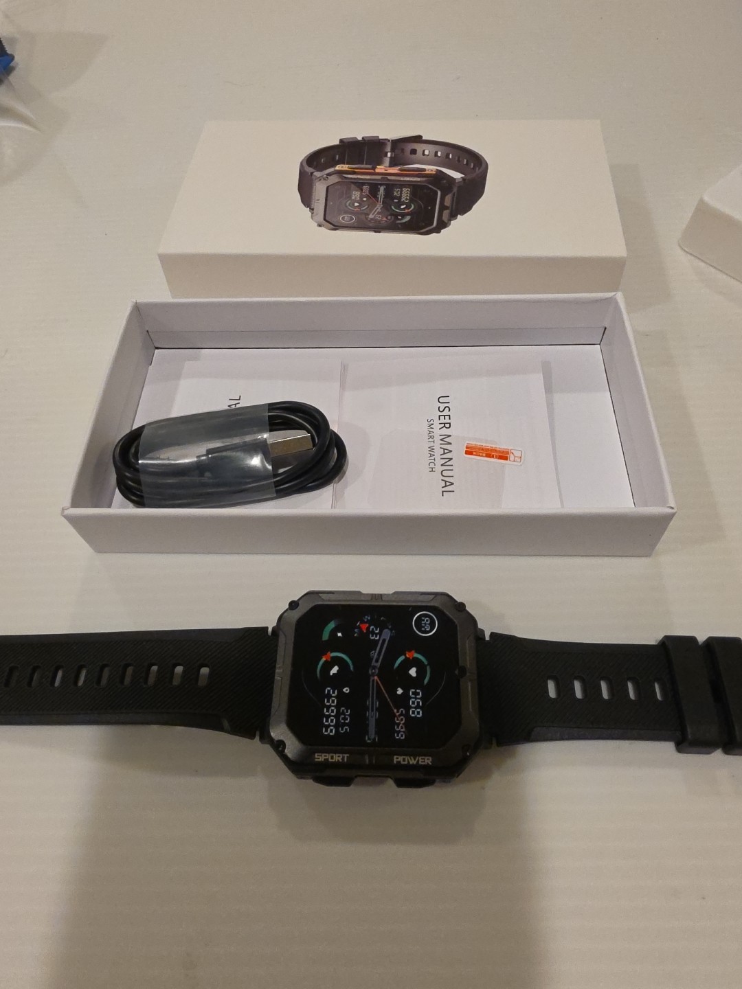Waterproof Men Smart Watch Military Tactical Watch Outdoors for Android & iPhone