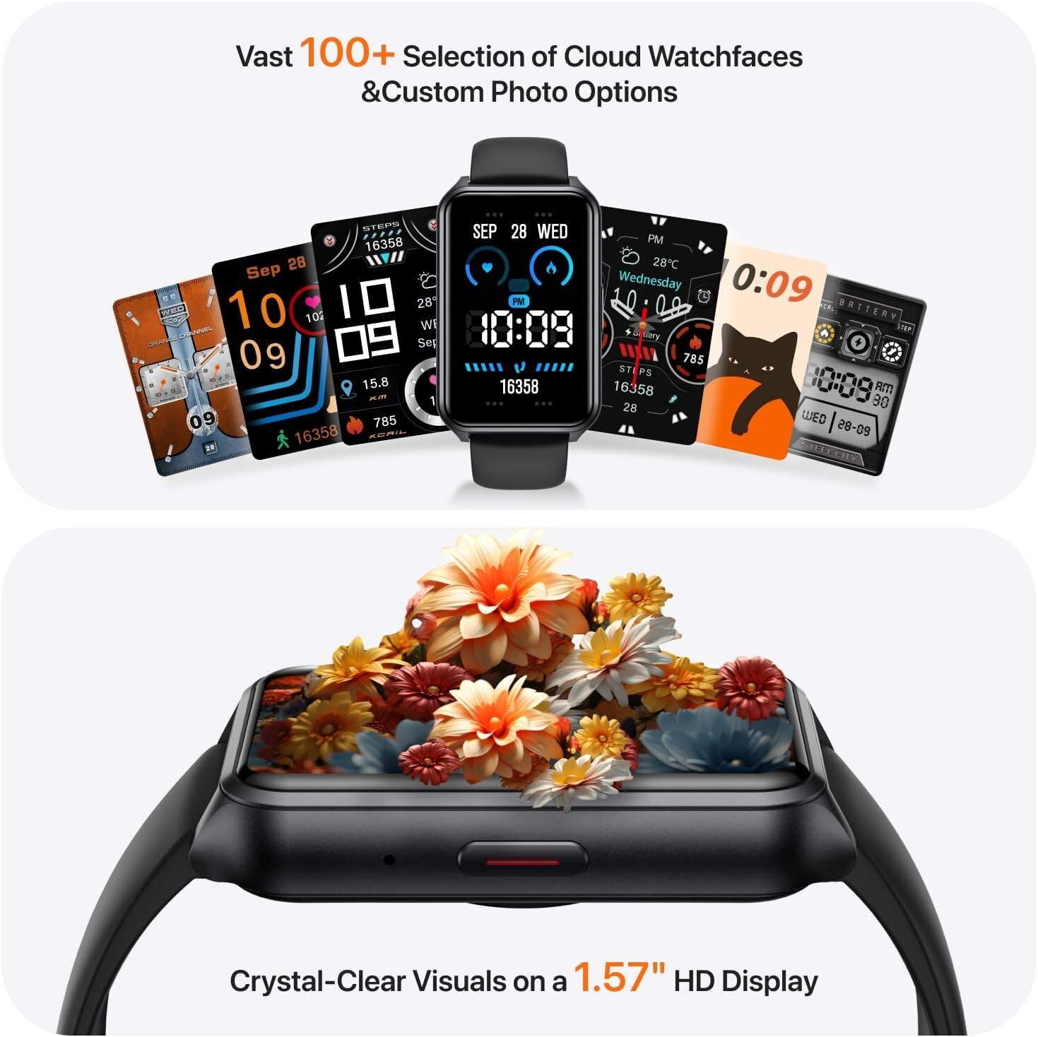 24/7 Health Monitoring Smart Watch with 100+ Sports Modes and Bluetooth Calling