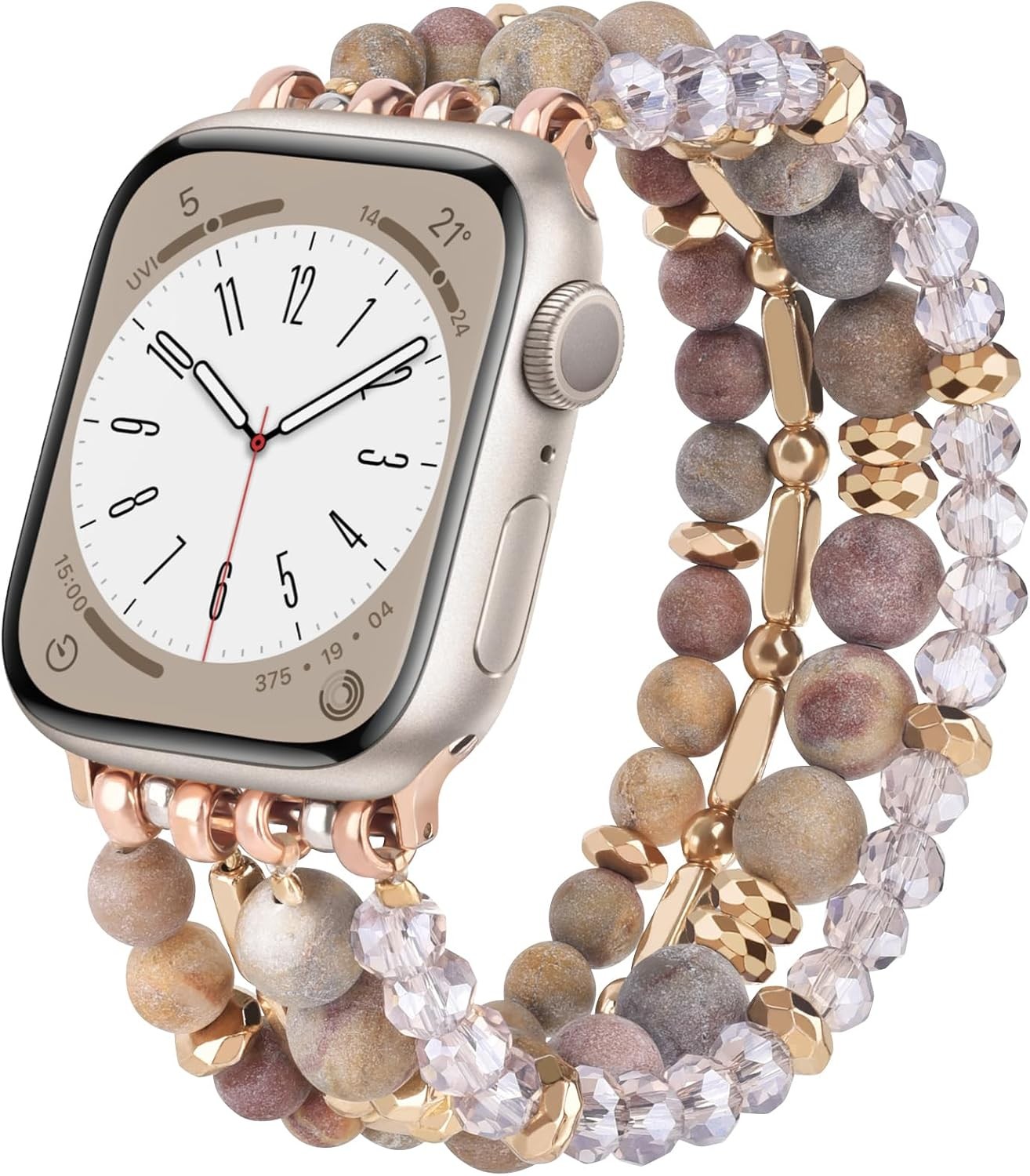 Boho Beaded Bracelet for Apple Watch 40mm/38mm/41mm Women’s Fashion Strap