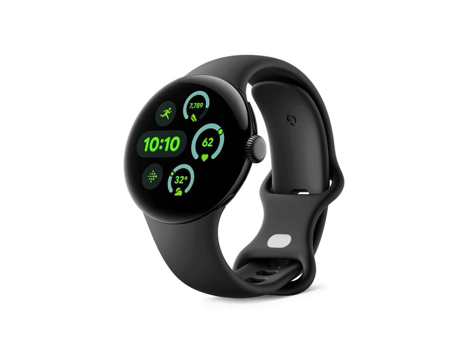 Google Pixel Watch 3 GGE4J GPS 45MM Matte Black Obsidian Good