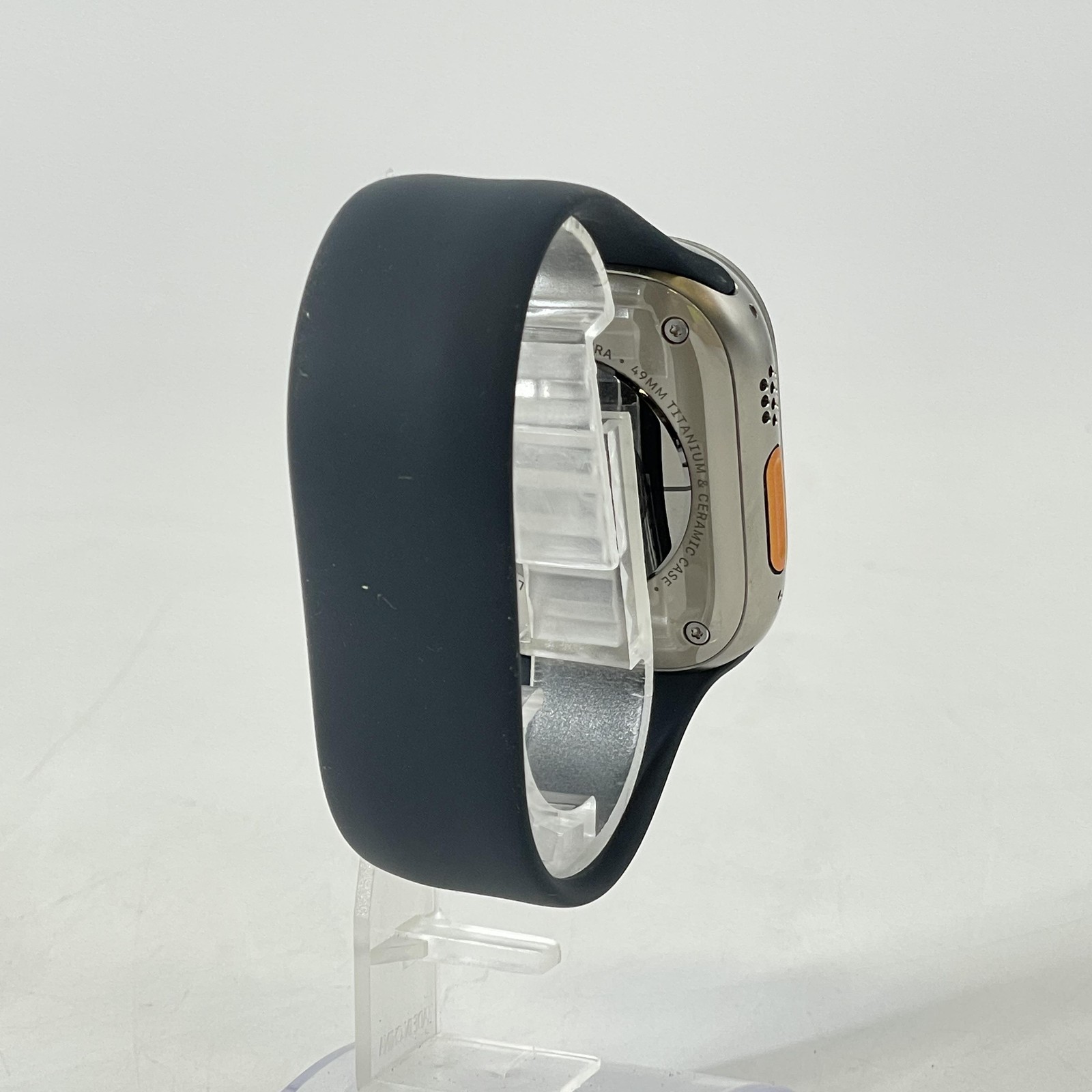 Apple Watch (Ultra) 49mm Titanium (LTE) w/ Black Solo Loop Band – Good Condition