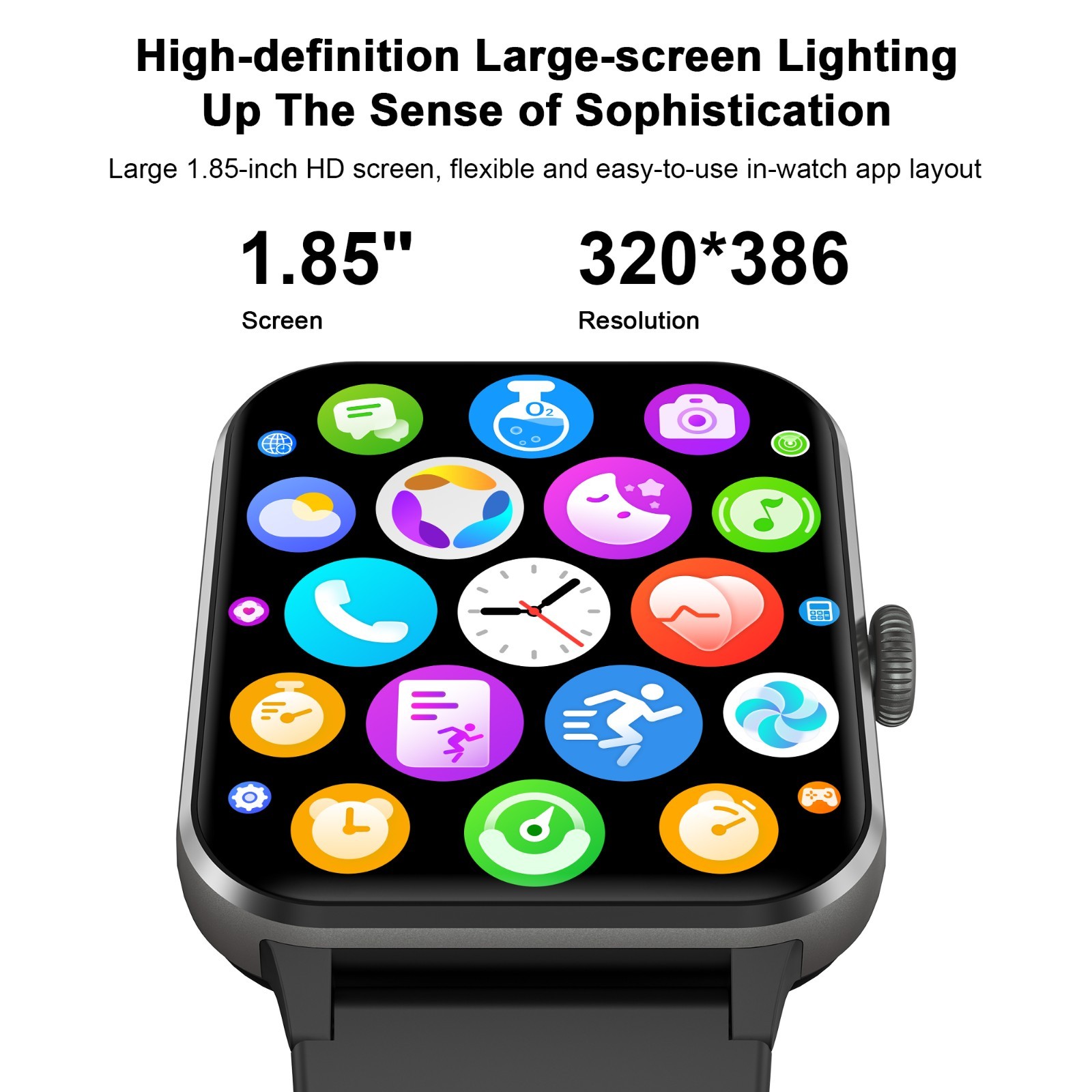 Smart Watch 2026 Upgrade for Women Men Android & iPhone Make/Answer Call Fitness