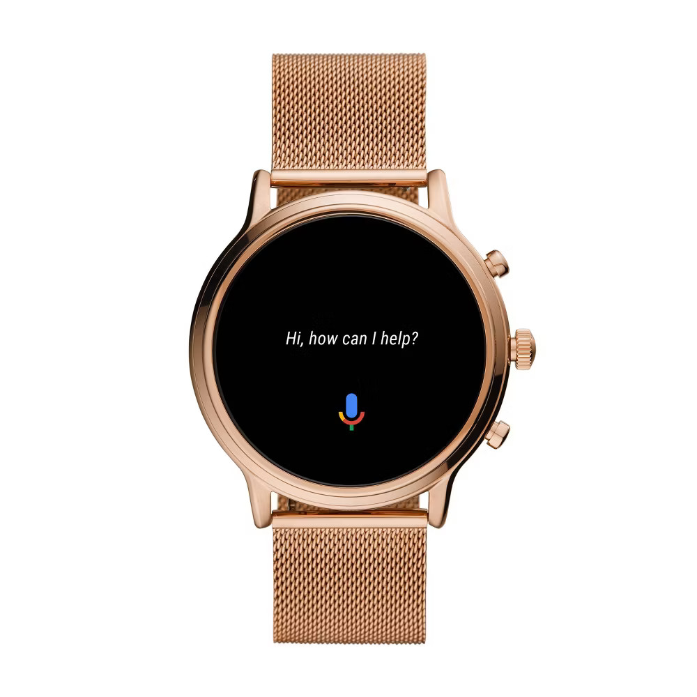 Fossil Gen 5 Smartwatch Julianna HR 44mm – Rose Gold-Tone Stainless Steel
