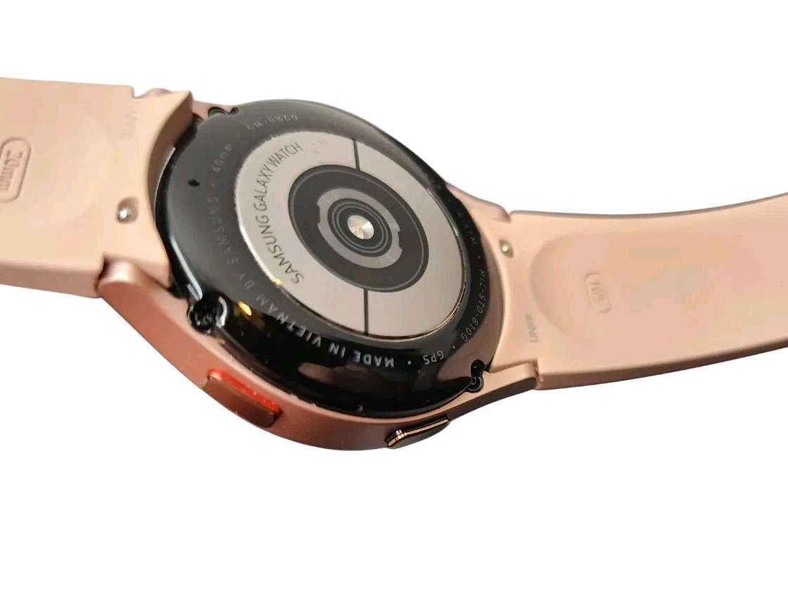 Samsung Galaxy Watch4 SM-R860 40mm Aluminum Case Sport Band Rose Gold Pink S/M