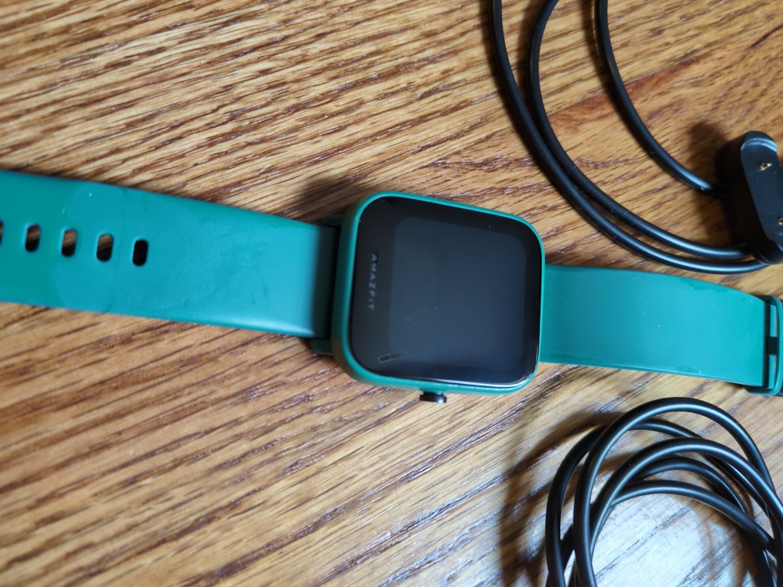 LOT Amazfit Bip U Pro Smart Watch with Band For Parts & 2 Working Chargers