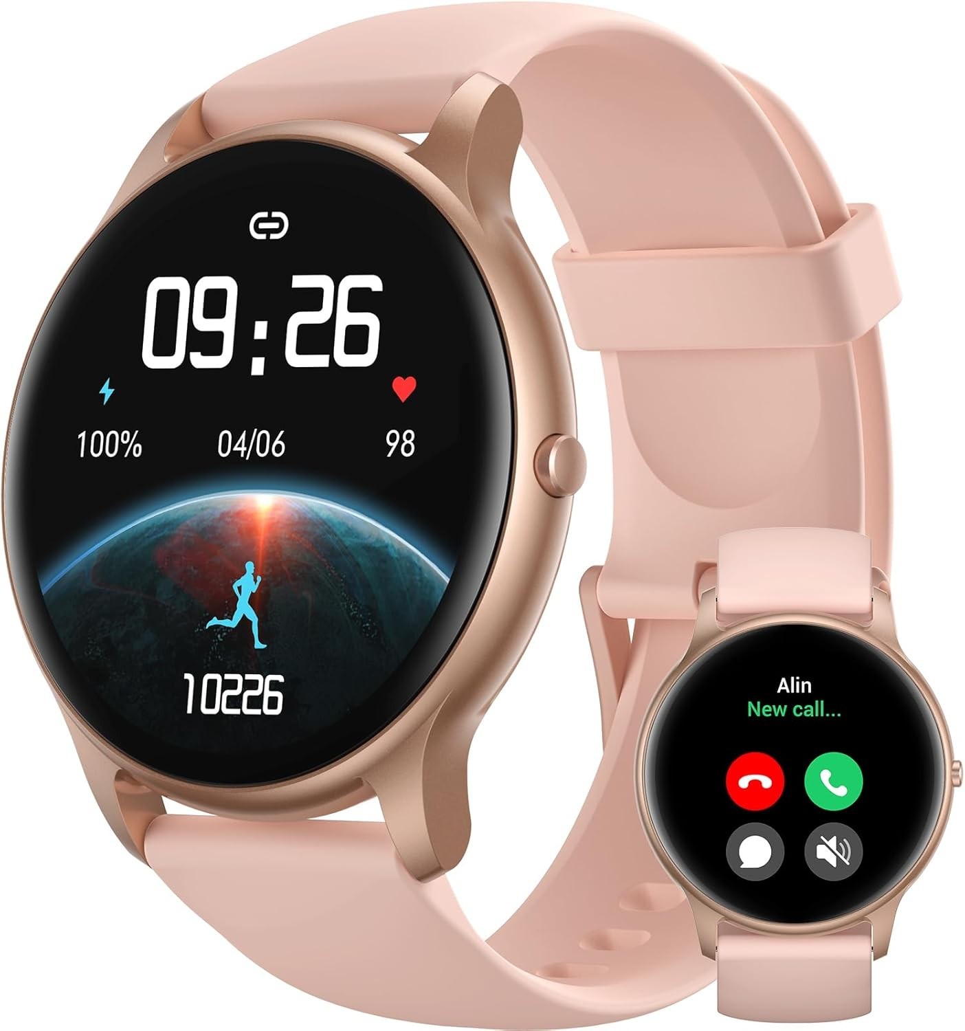 Versatile Fitness Smart Watch for Women: 200+ Custom Dials, 24/7 Health Tracking