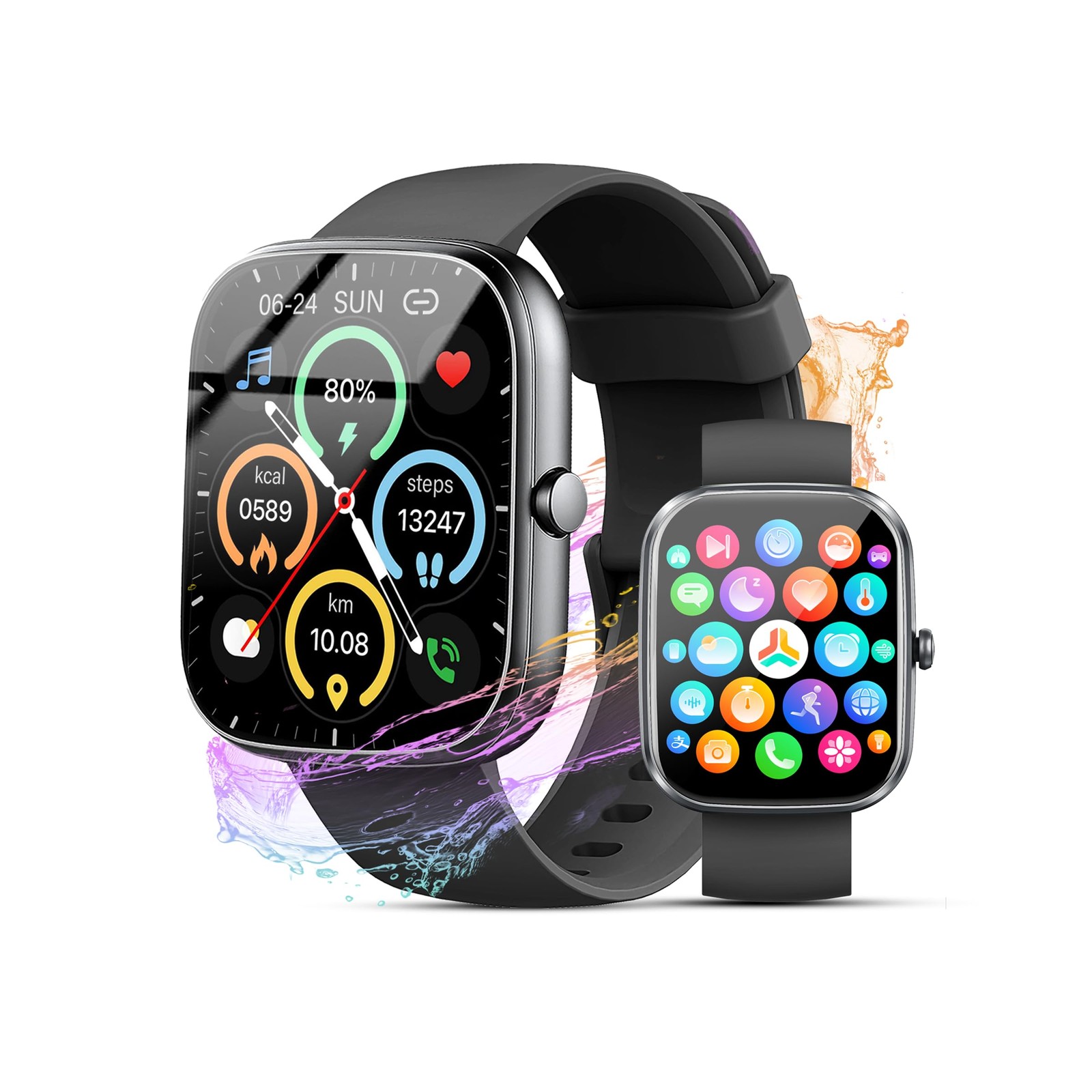 Smart Watch for Men Women 1.91″ HD Touchscreen Bluetooth Calls Heart Rate Sleep