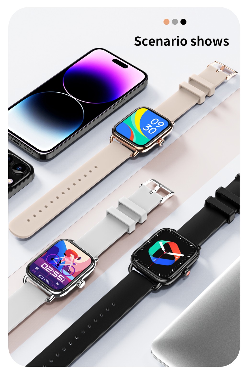 Smartwatch Men/Women Watch Bluetooth Call IP67 Fashion For iOS and Android