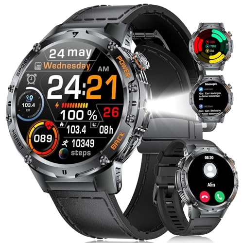 EF7 Smart Watch for Men(Answer/Make Call), 100+ Sports Modes Fitness EF7-C2-US