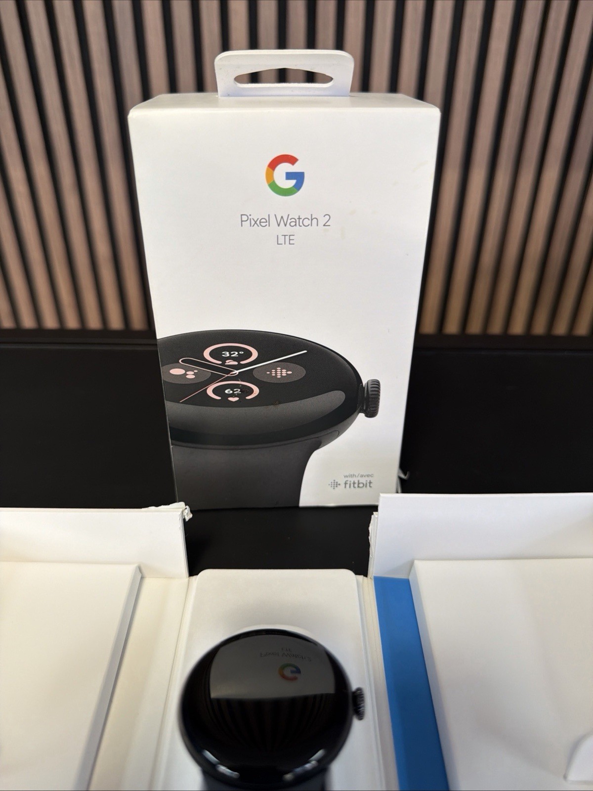 Open Box, Google Pixel Watch 2, Wi-Fi, 41mm, Matte Black