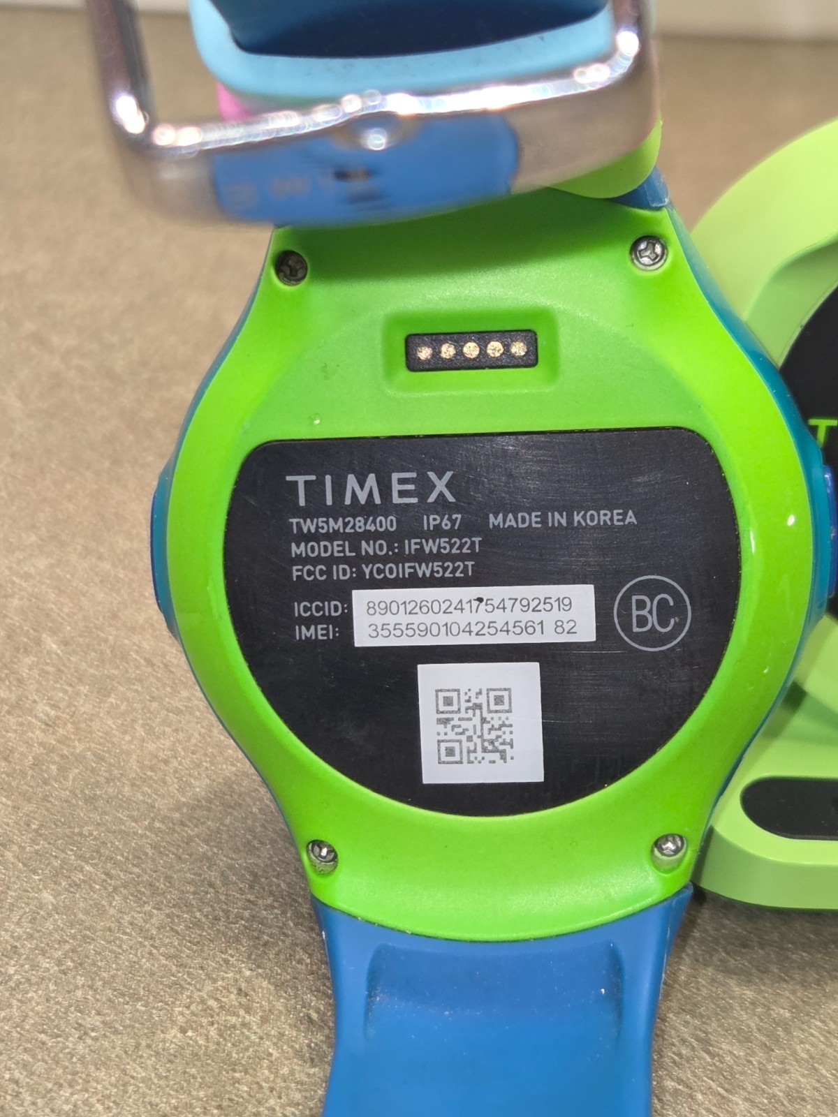 Timex FamilyConnect Kids Multicolored Digital Smart Watch