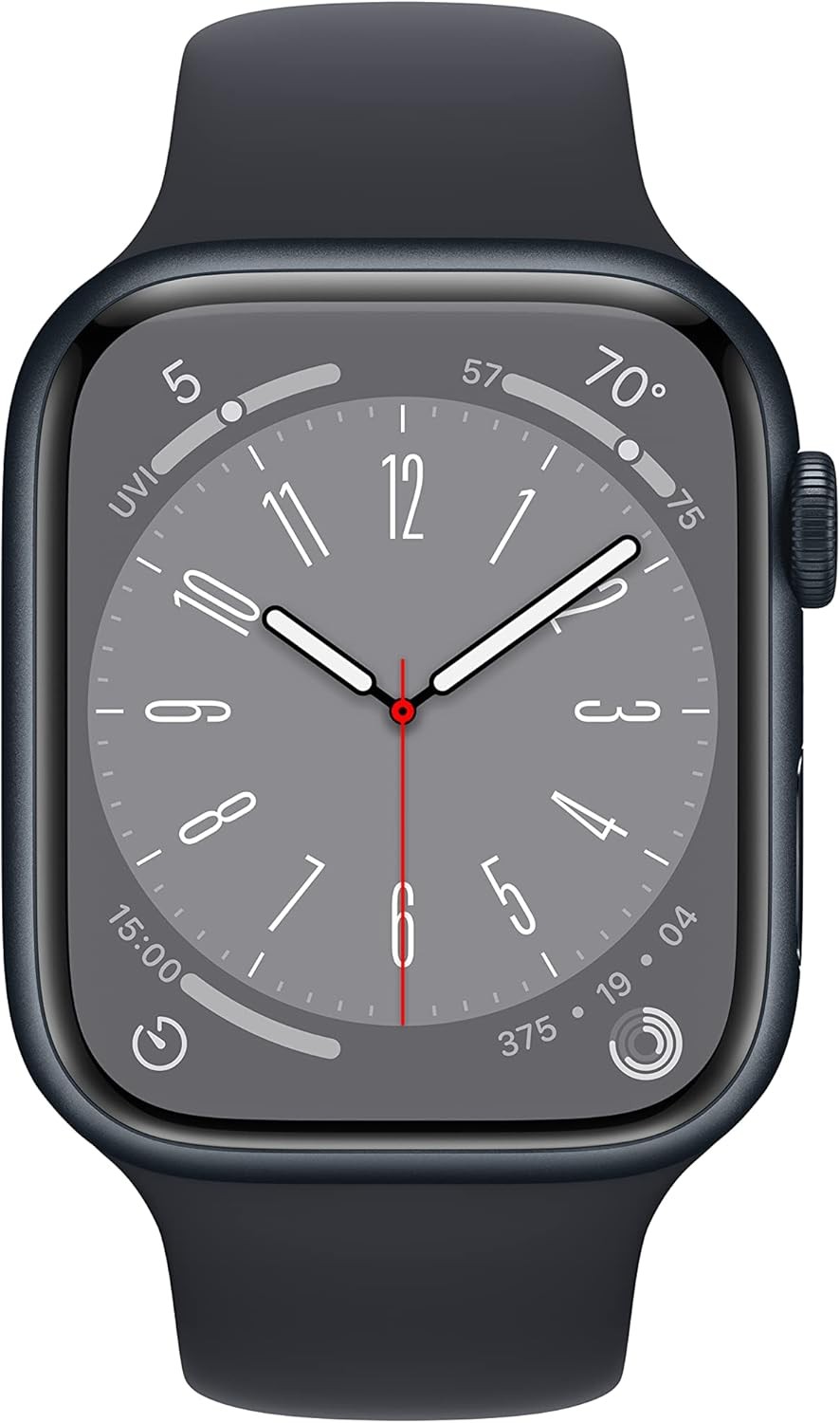 Apple Watch Series 8 45mm GPS Midnight Case Midnight Band MNUL3LL/A Good
